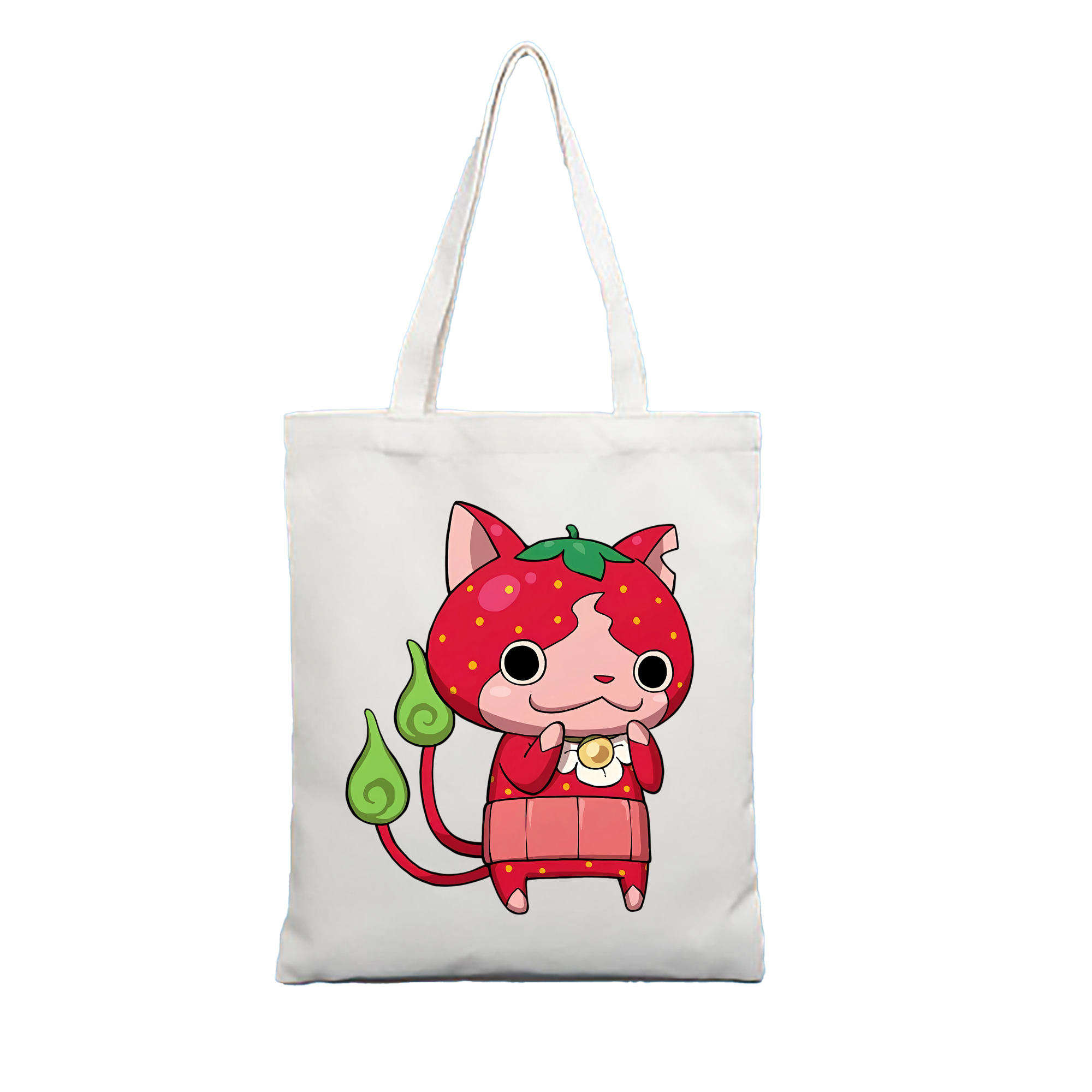 （画像用） 妖怪ウォッチ Yo-kai Watch 縦型キャンバス生地手提げバッグ　トートバッグ