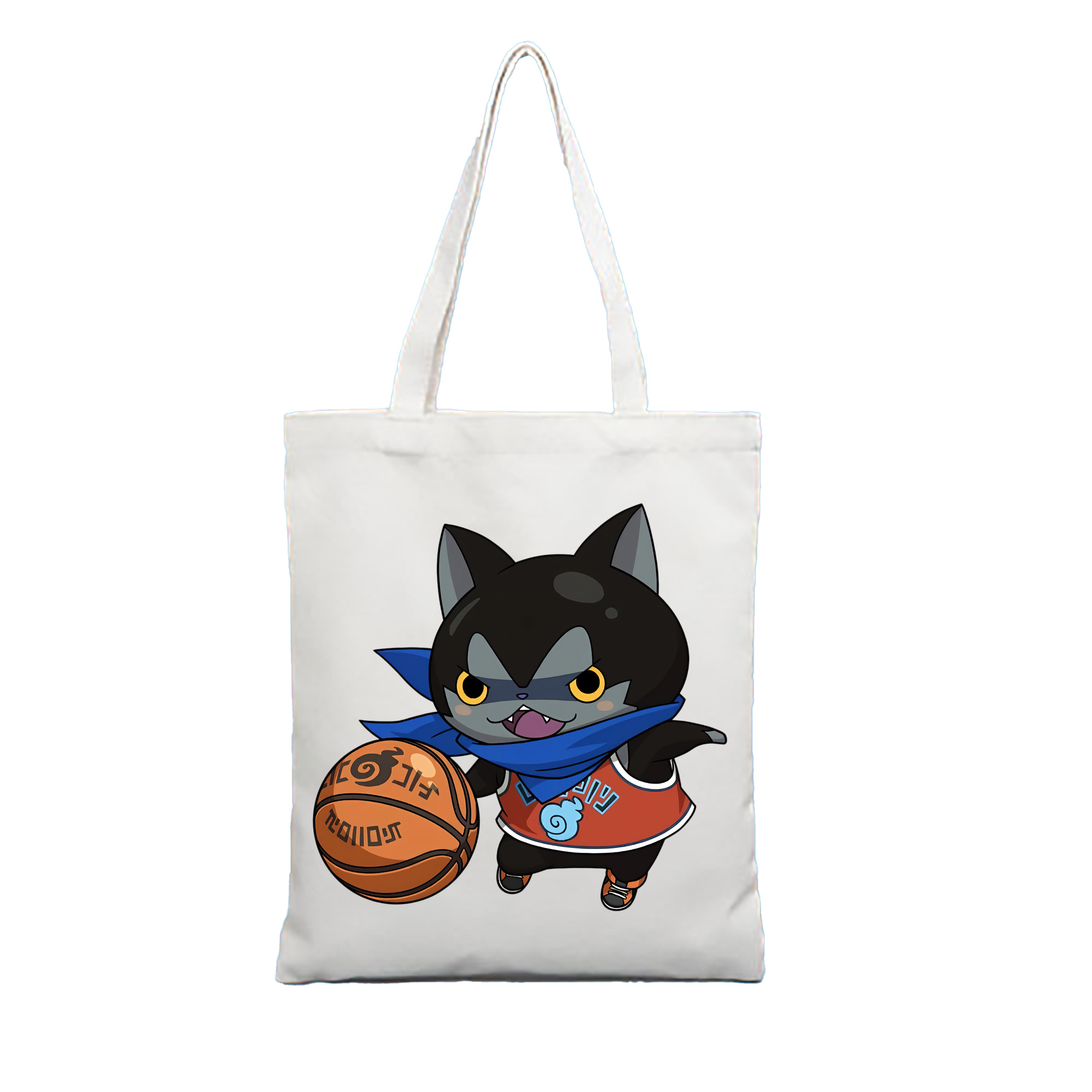 （画像用） 妖怪ウォッチ Yo-kai Watch 縦型キャンバス生地手提げバッグ　トートバッグ
