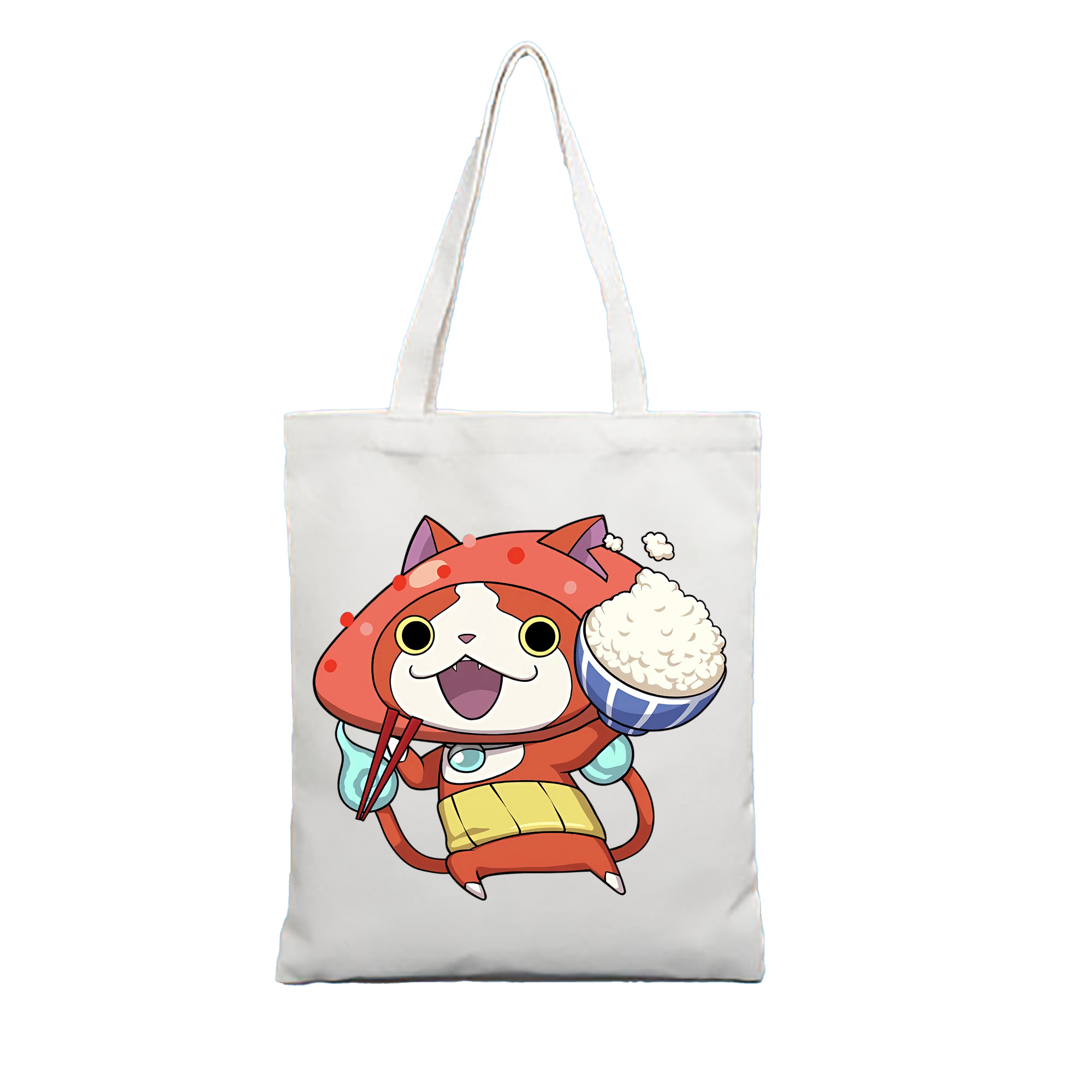 （画像用） 妖怪ウォッチ Yo-kai Watch 縦型キャンバス生地手提げバッグ　トートバッグ