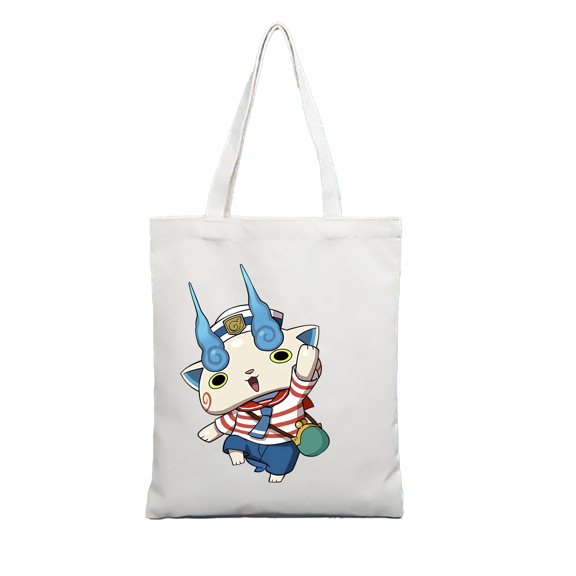 （画像用） 妖怪ウォッチ Yo-kai Watch 縦型キャンバス生地手提げバッグ　トートバッグ
