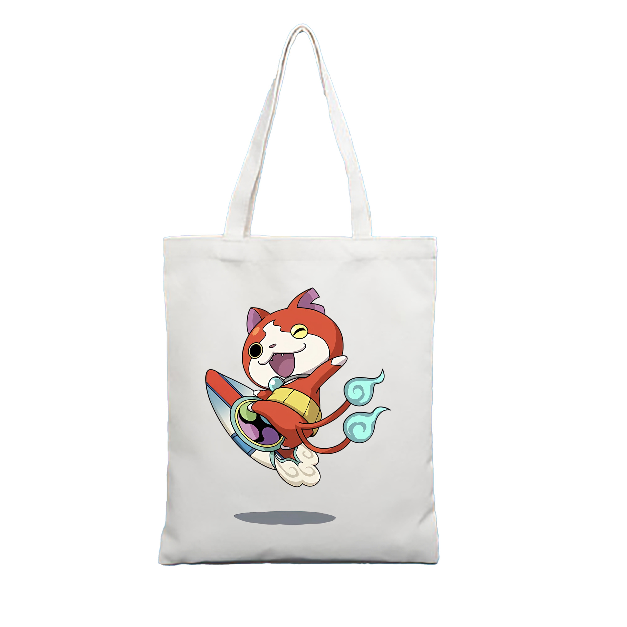 （画像用） 妖怪ウォッチ Yo-kai Watch 縦型キャンバス生地手提げバッグ　トートバッグ
