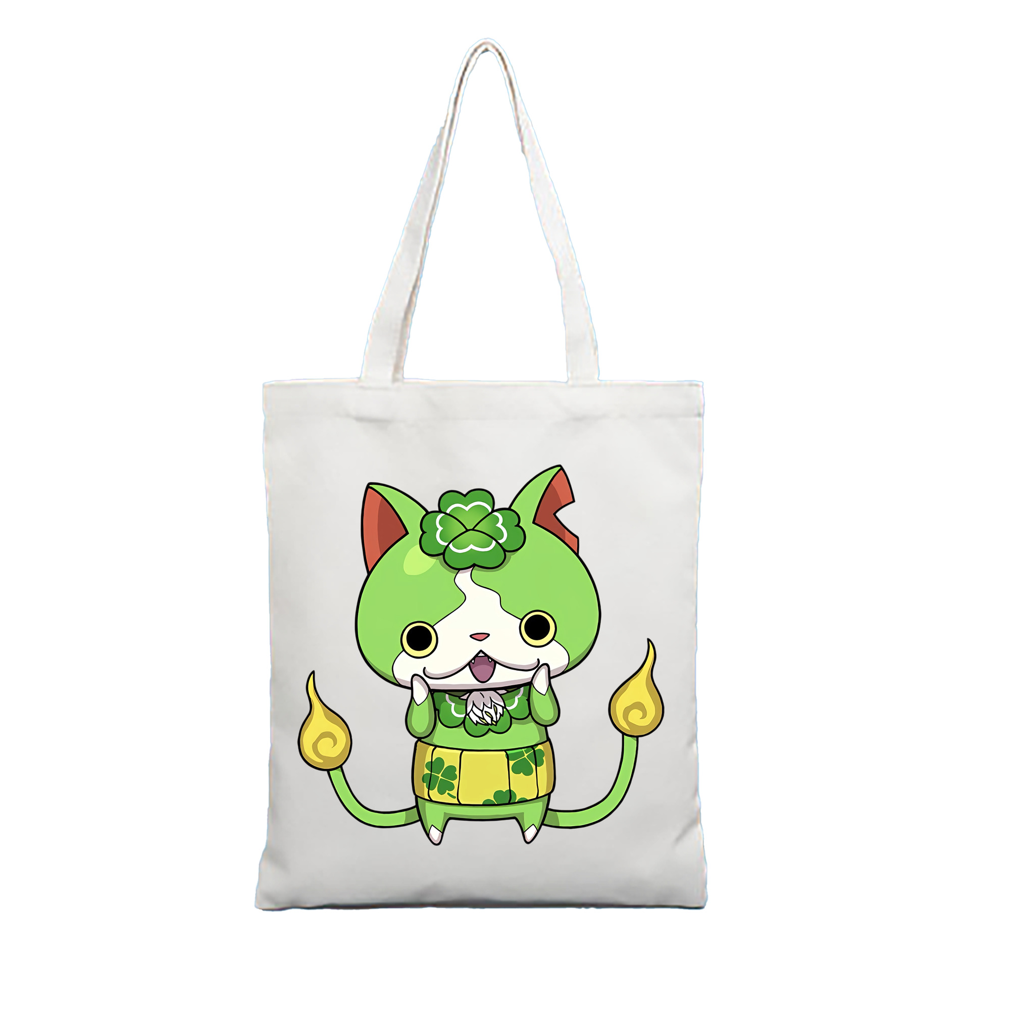 （画像用） 妖怪ウォッチ Yo-kai Watch 縦型キャンバス生地手提げバッグ　トートバッグ