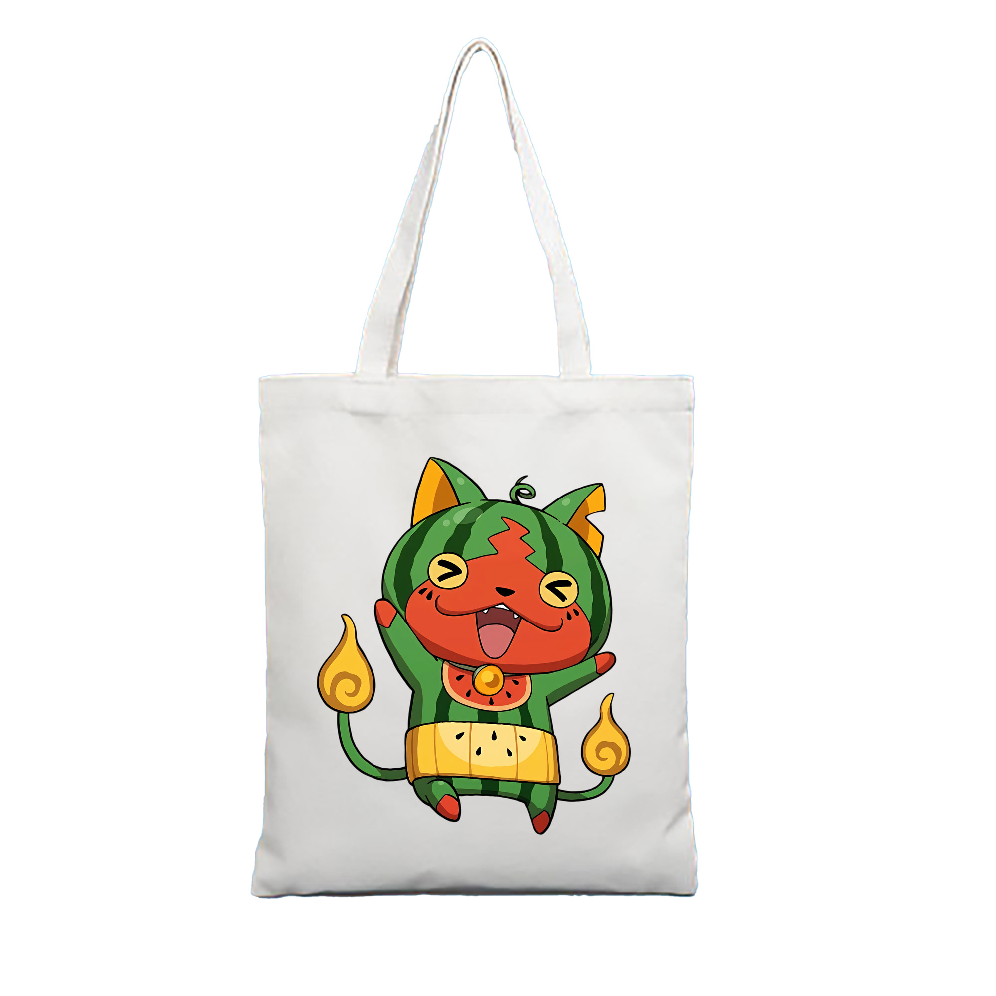 （画像用） 妖怪ウォッチ Yo-kai Watch 縦型キャンバス生地手提げバッグ　トートバッグ