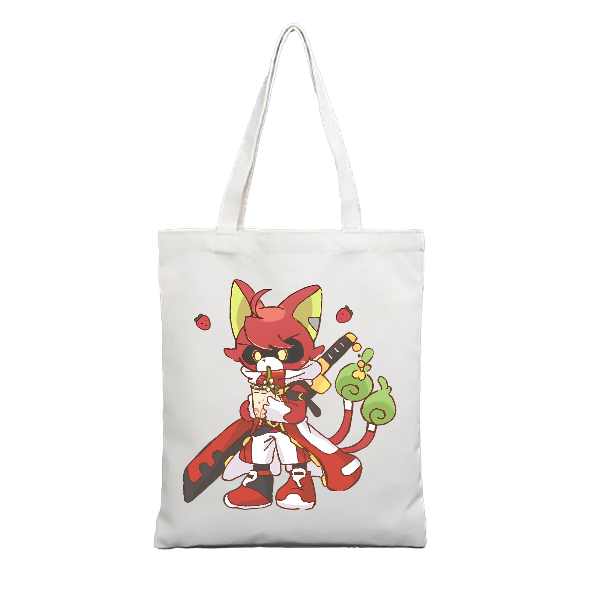（画像用） 妖怪ウォッチ Yo-kai Watch 縦型キャンバス生地手提げバッグ　トートバッグ