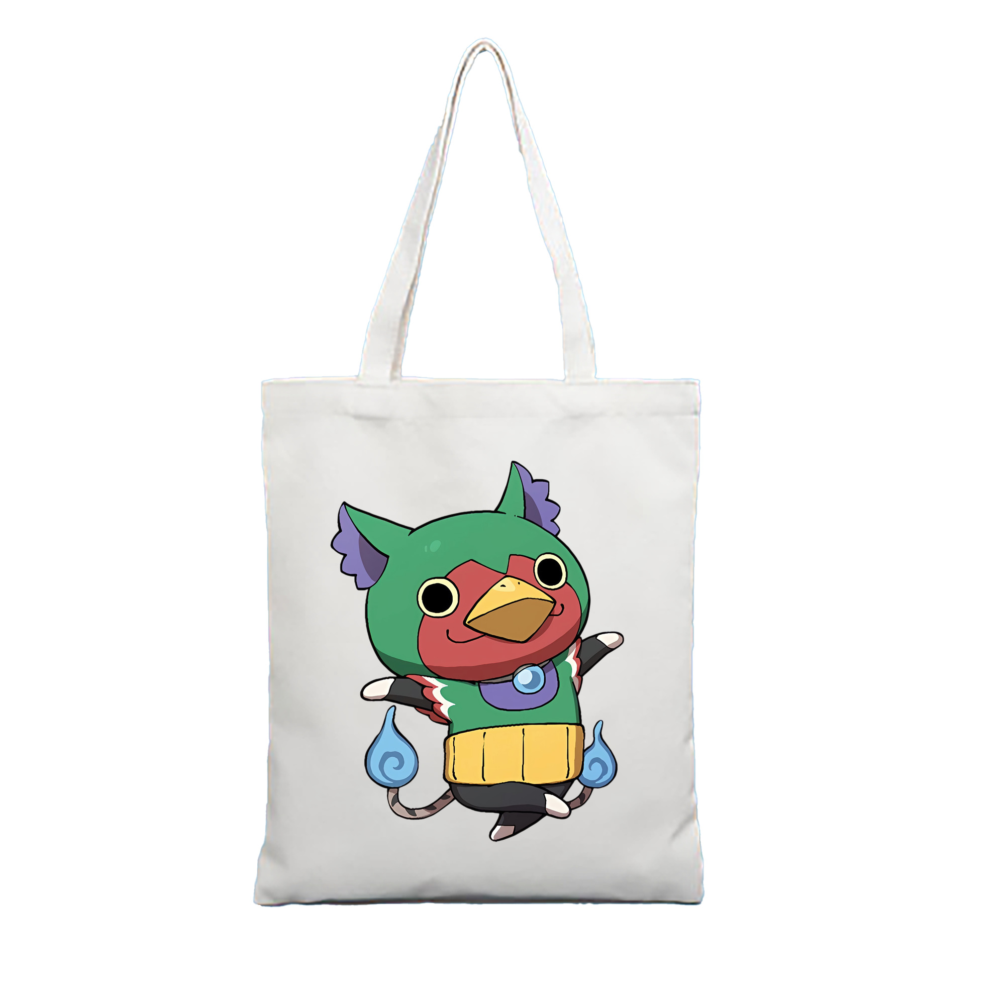 （画像用） 妖怪ウォッチ Yo-kai Watch 縦型キャンバス生地手提げバッグ　トートバッグ