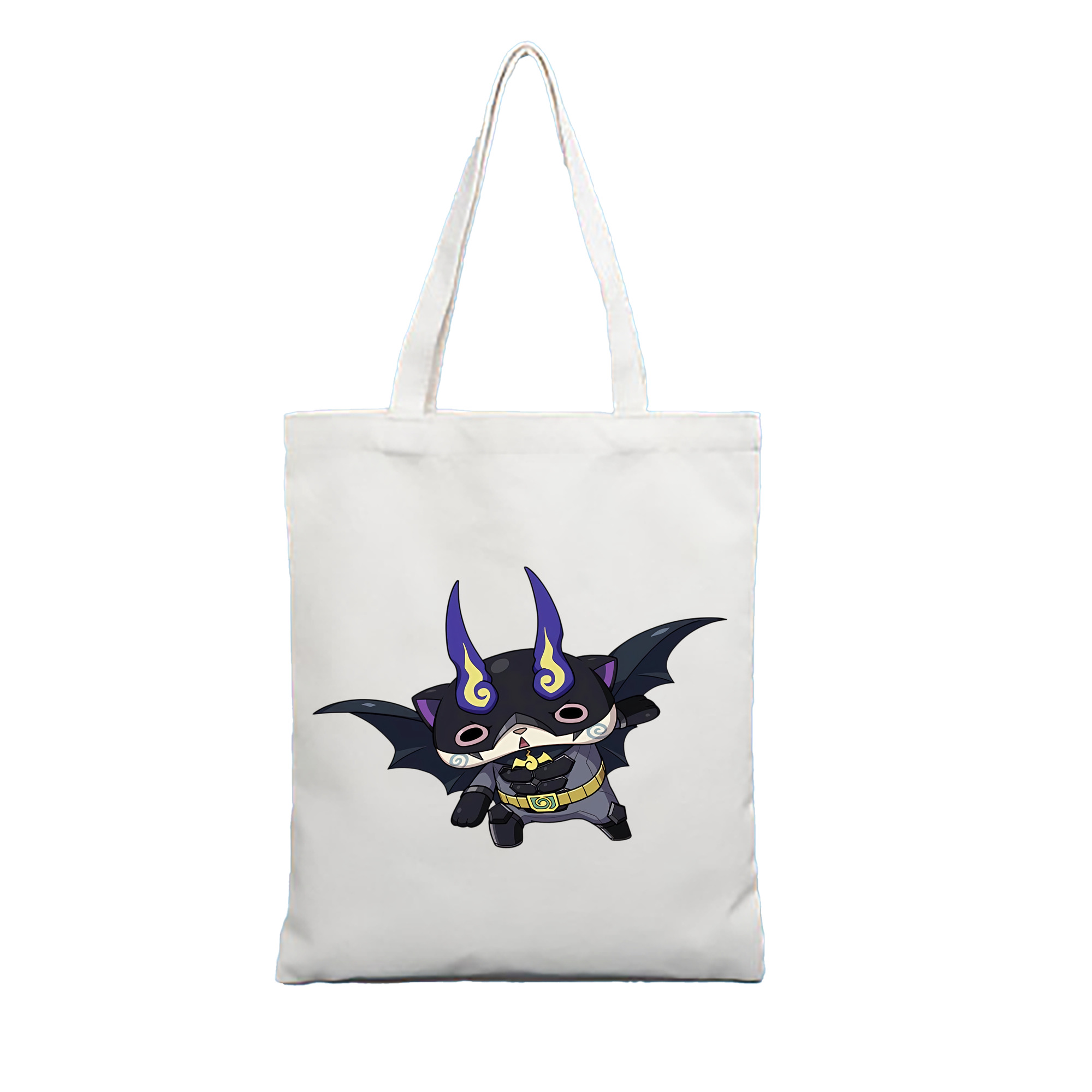 （画像用） 妖怪ウォッチ Yo-kai Watch 縦型キャンバス生地手提げバッグ　トートバッグ