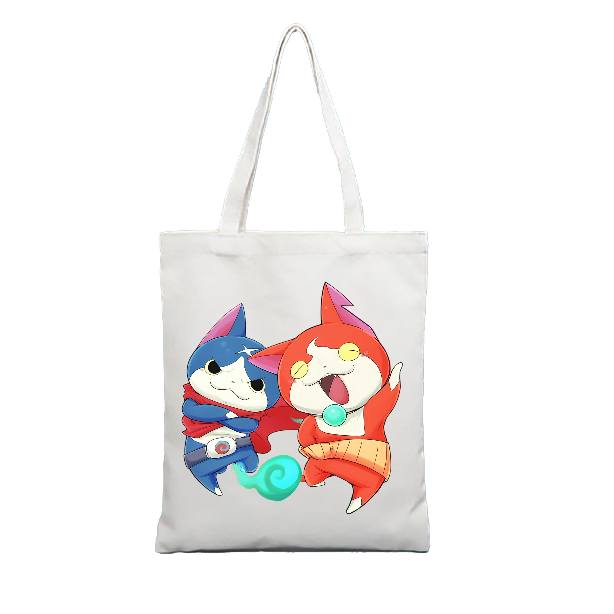 （画像用） 妖怪ウォッチ Yo-kai Watch 縦型キャンバス生地手提げバッグ　トートバッグ