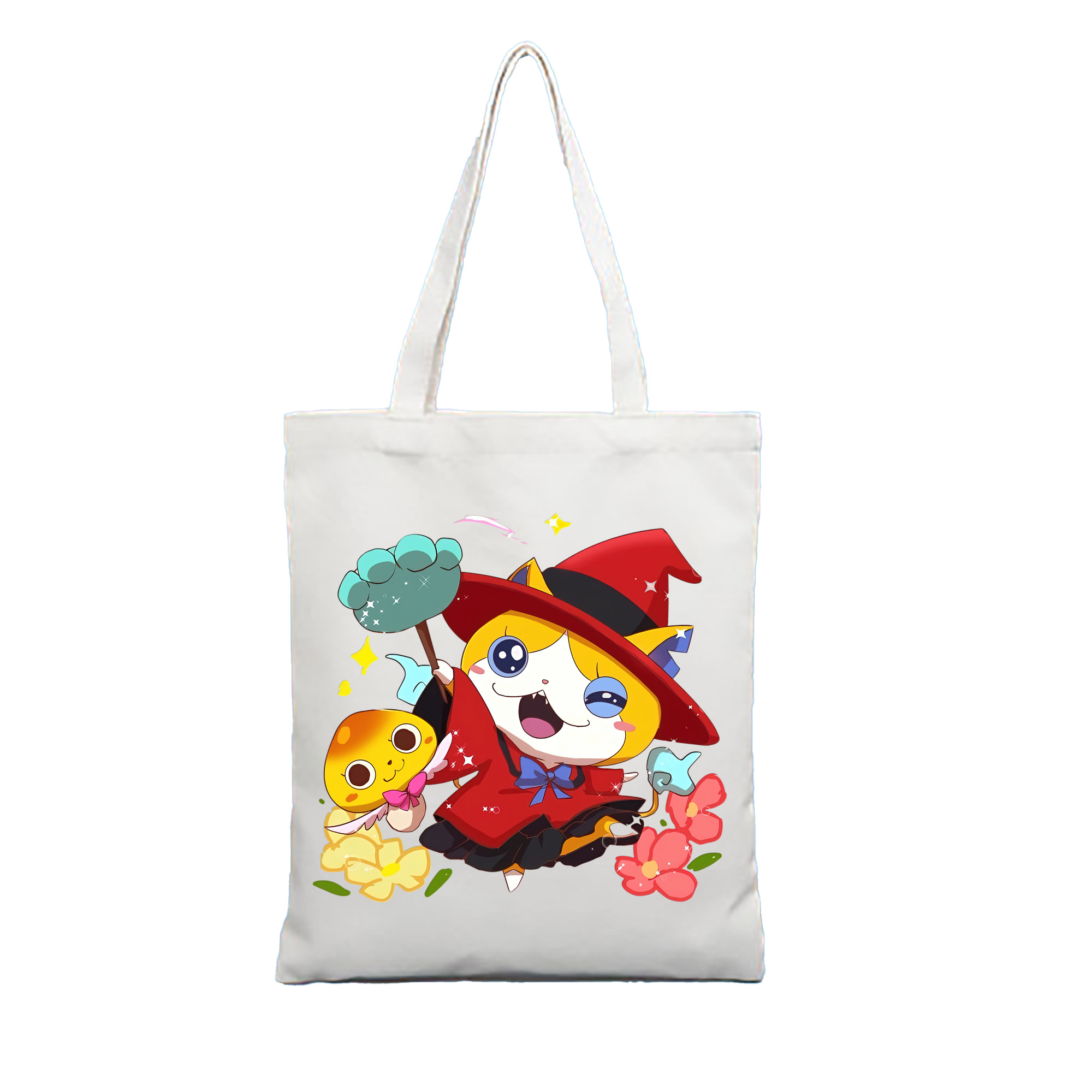（画像用） 妖怪ウォッチ Yo-kai Watch 縦型キャンバス生地手提げバッグ　トートバッグ