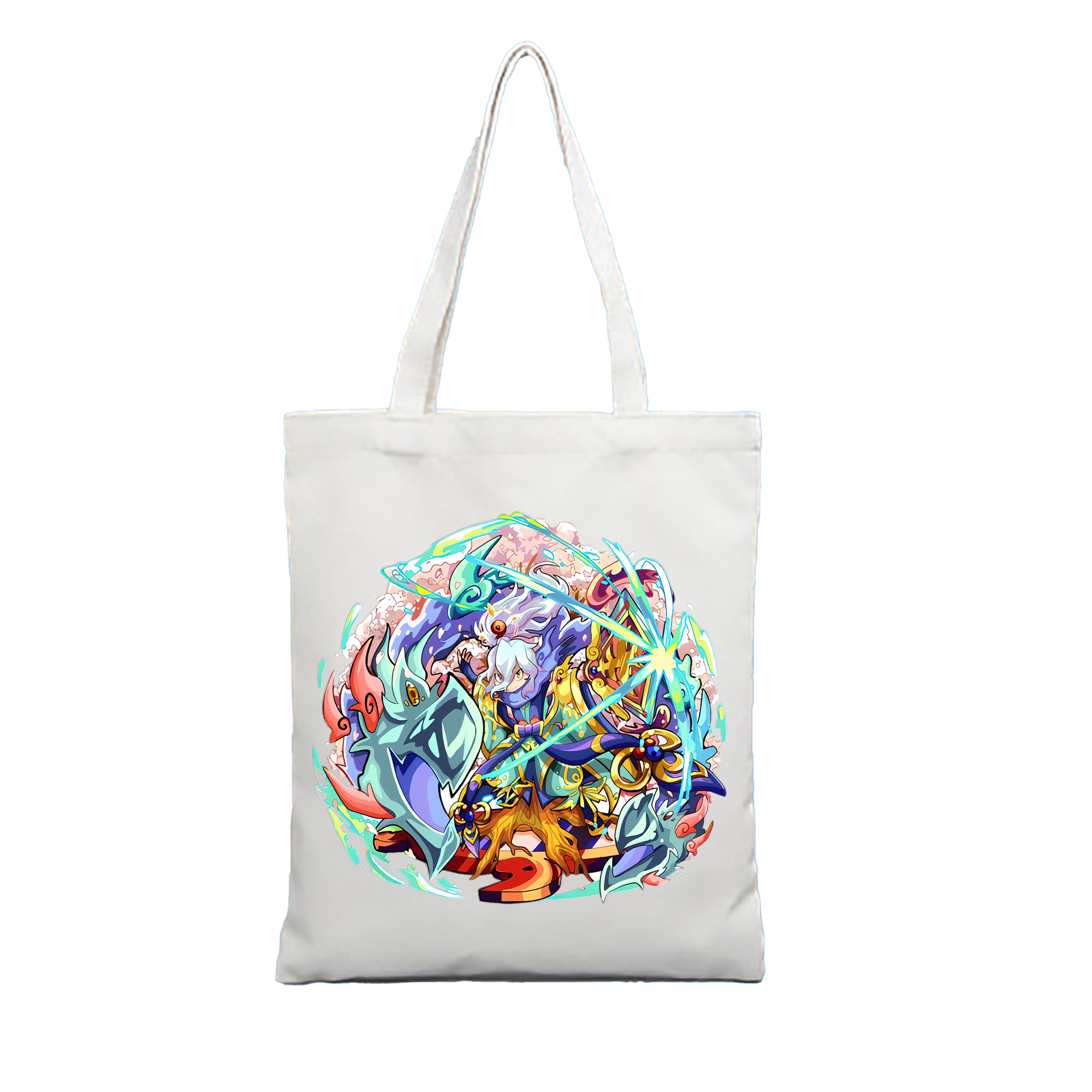 （画像用） 妖怪ウォッチ Yo-kai Watch 縦型キャンバス生地手提げバッグ　トートバッグ