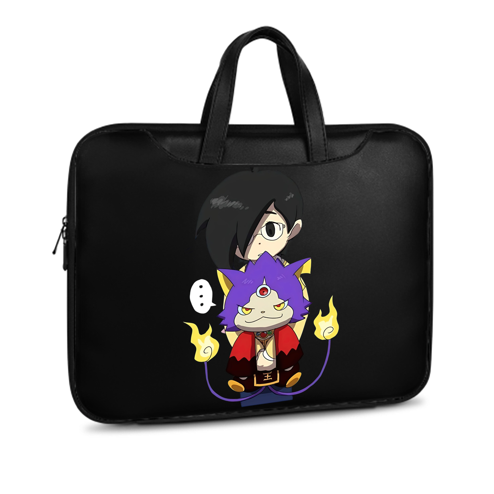 （画像用） 妖怪ウォッチ Yo-kai Watch レザーラップトップバッグ　ノートパソコンケース