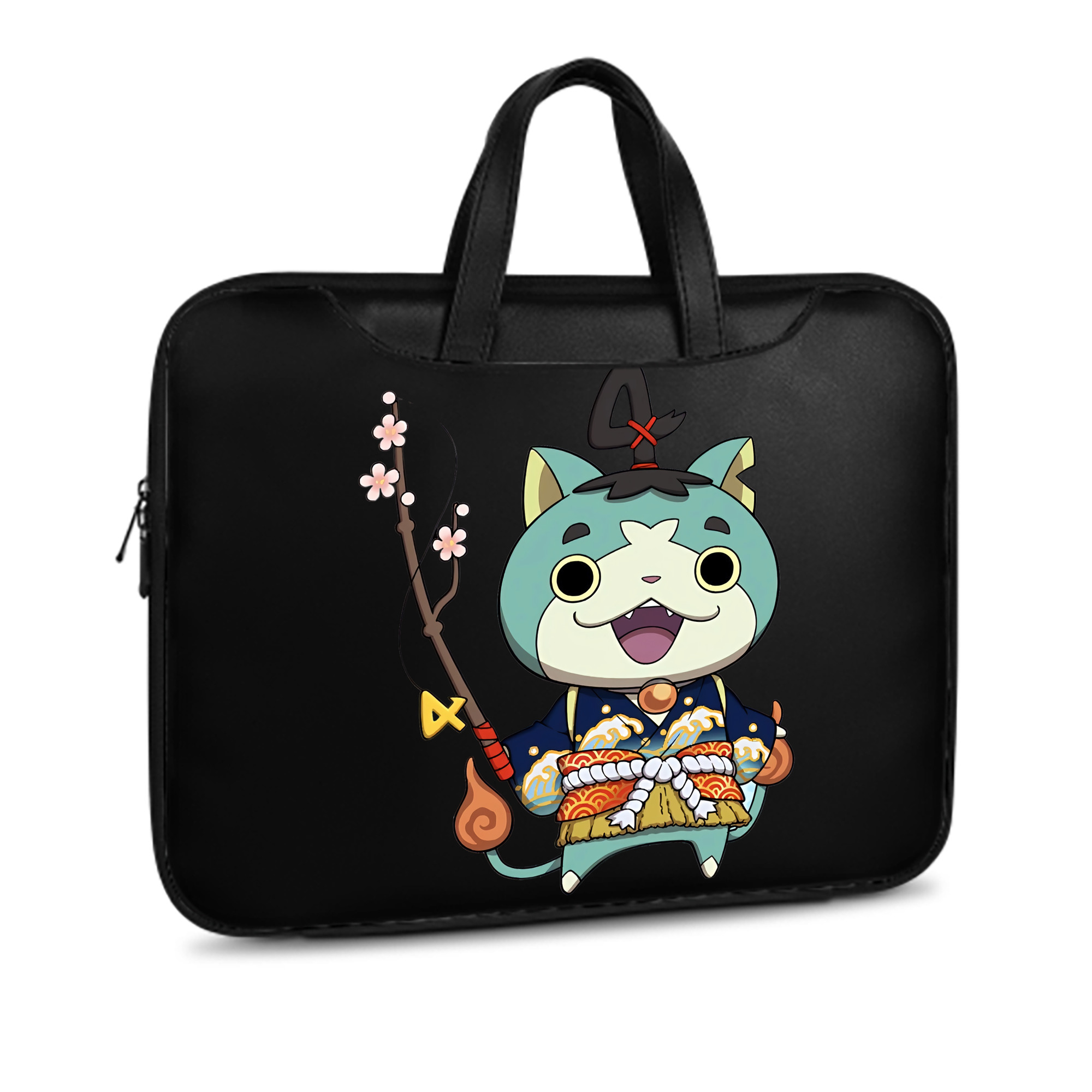（画像用） 妖怪ウォッチ Yo-kai Watch レザーラップトップバッグ　ノートパソコンケース