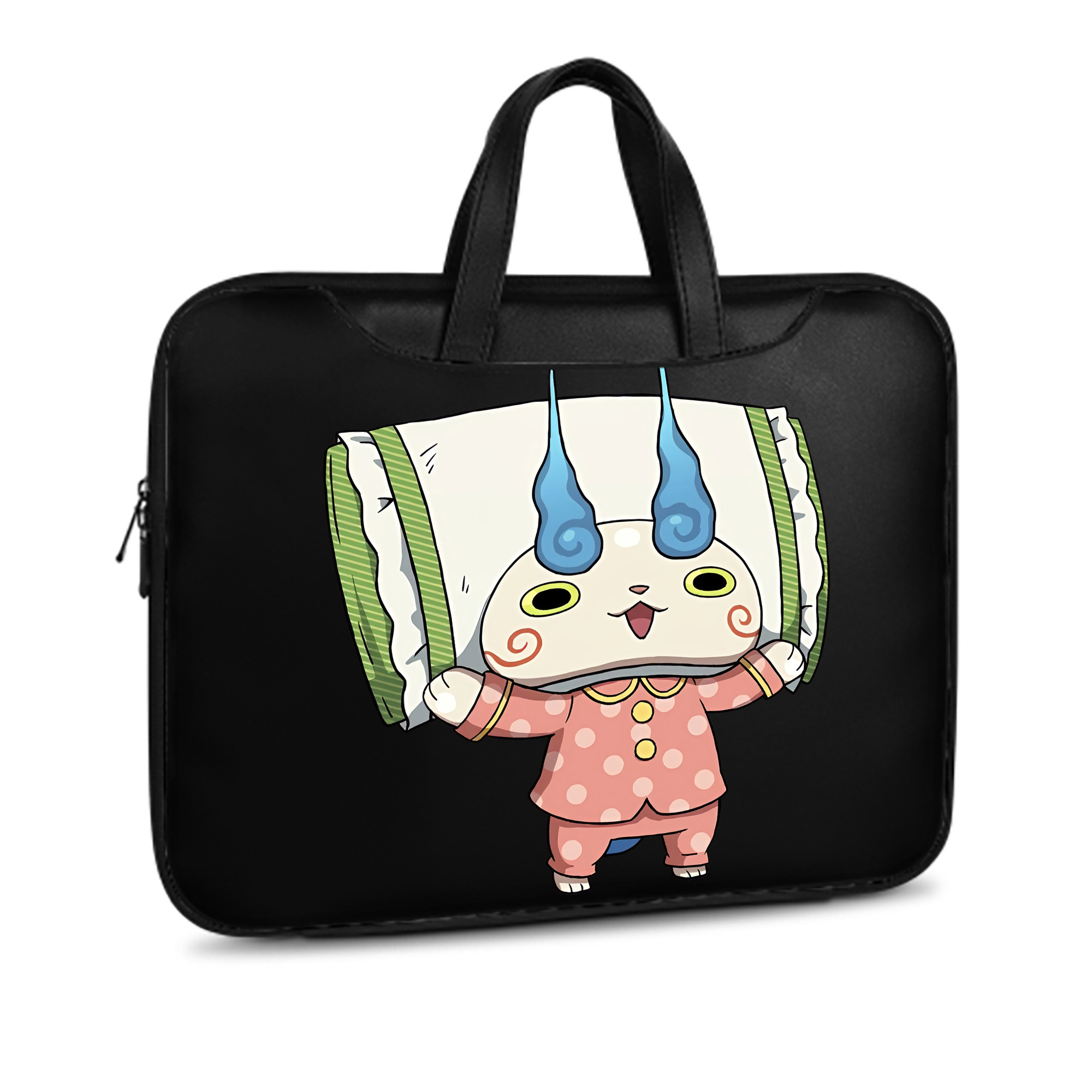 （画像用） 妖怪ウォッチ Yo-kai Watch レザーラップトップバッグ　ノートパソコンケース