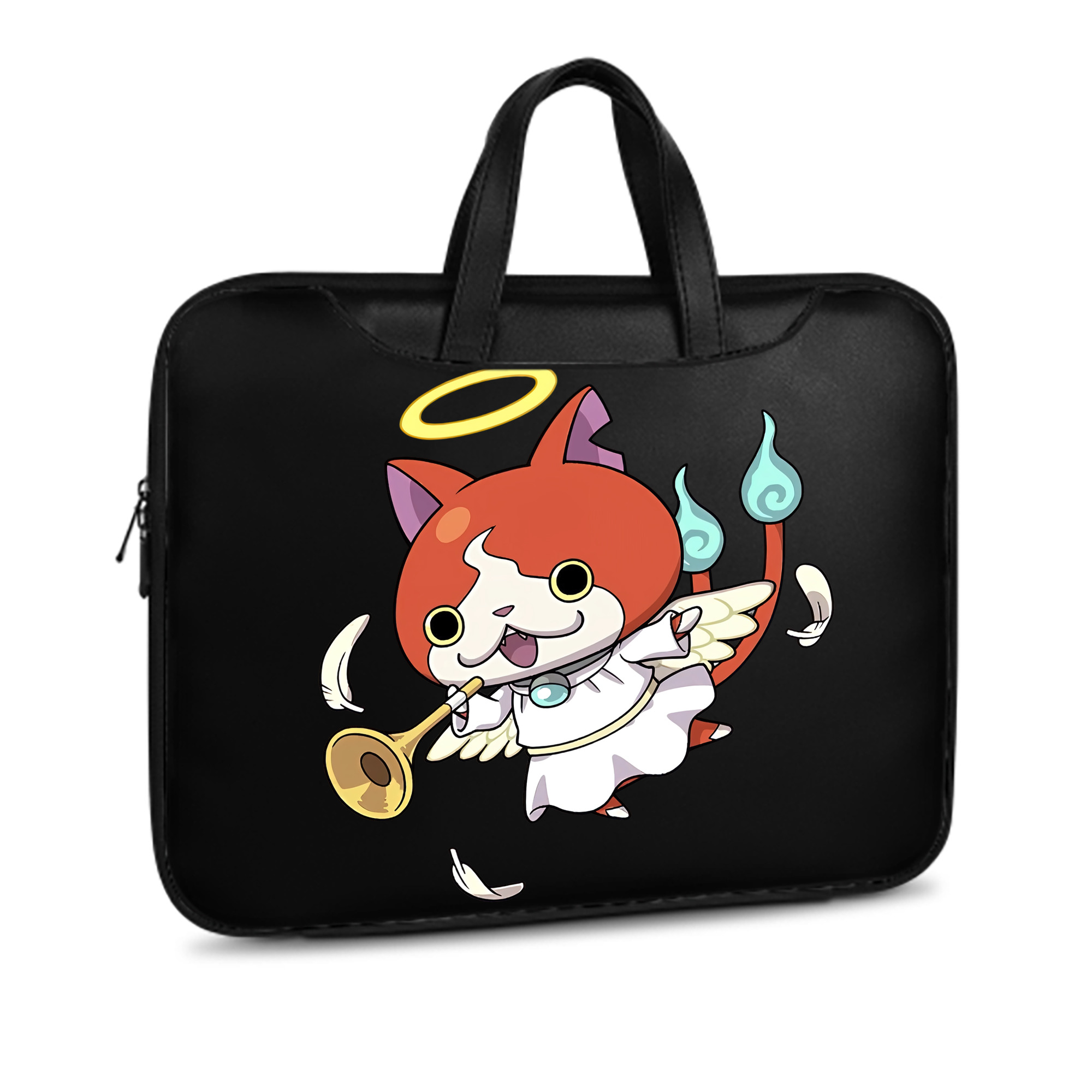 （画像用） 妖怪ウォッチ Yo-kai Watch レザーラップトップバッグ　ノートパソコンケース