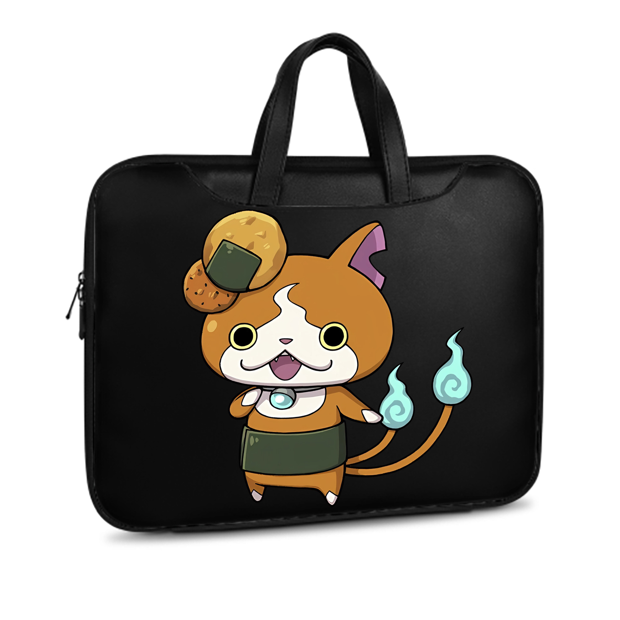 （画像用） 妖怪ウォッチ Yo-kai Watch レザーラップトップバッグ　ノートパソコンケース
