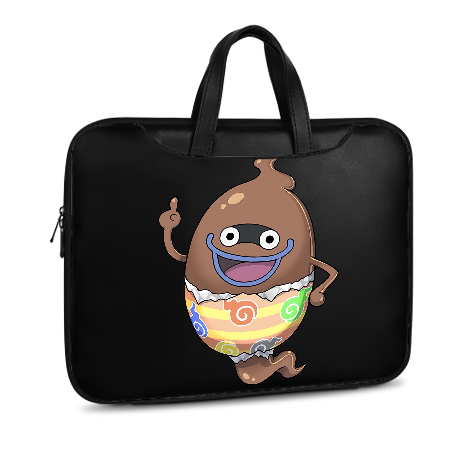 （画像用） 妖怪ウォッチ Yo-kai Watch レザーラップトップバッグ　ノートパソコンケース