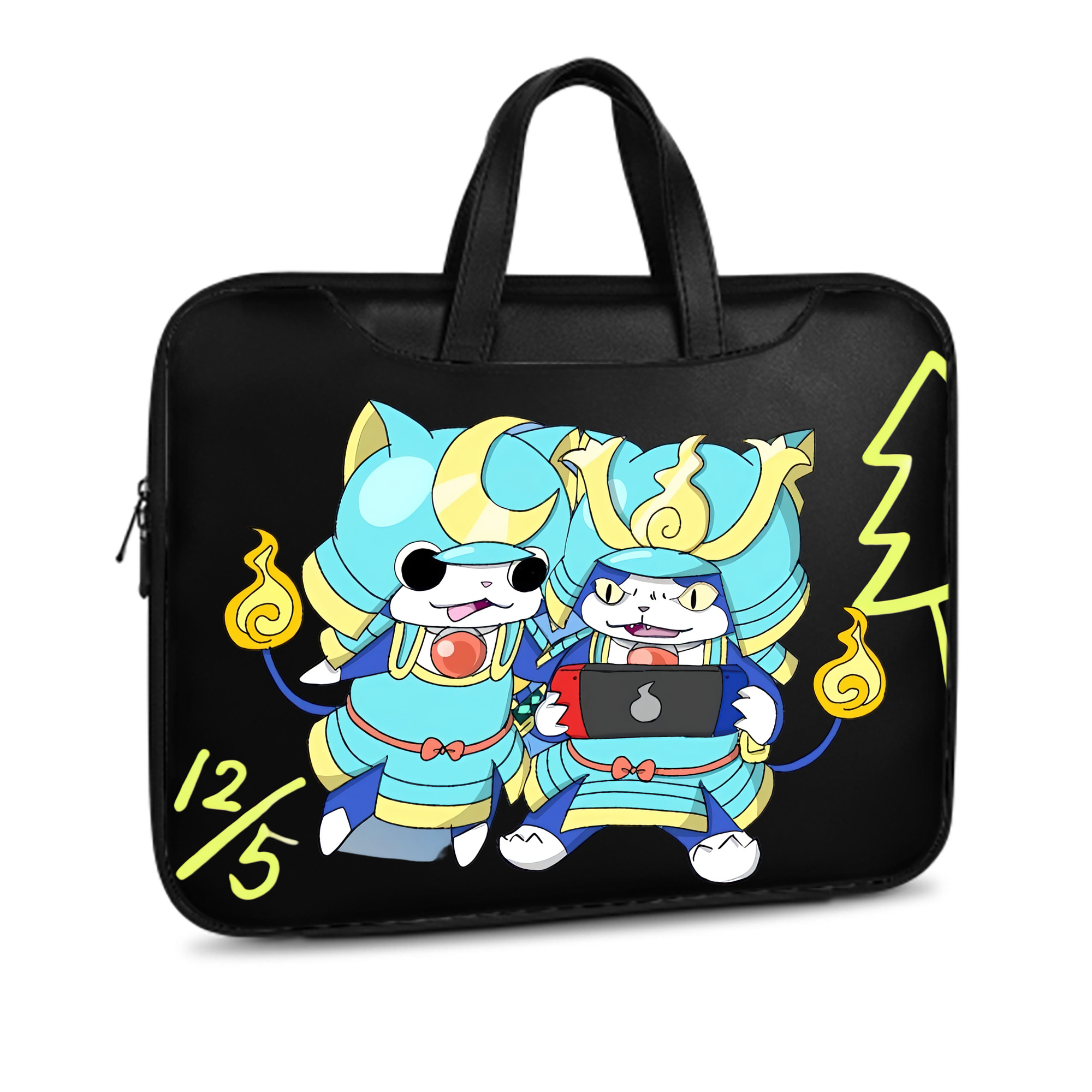 （画像用） 妖怪ウォッチ Yo-kai Watch レザーラップトップバッグ　ノートパソコンケース