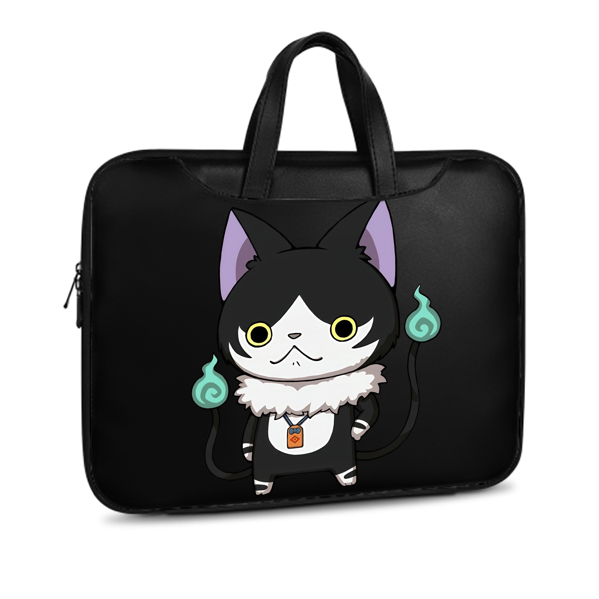 （画像用） 妖怪ウォッチ Yo-kai Watch レザーラップトップバッグ　ノートパソコンケース