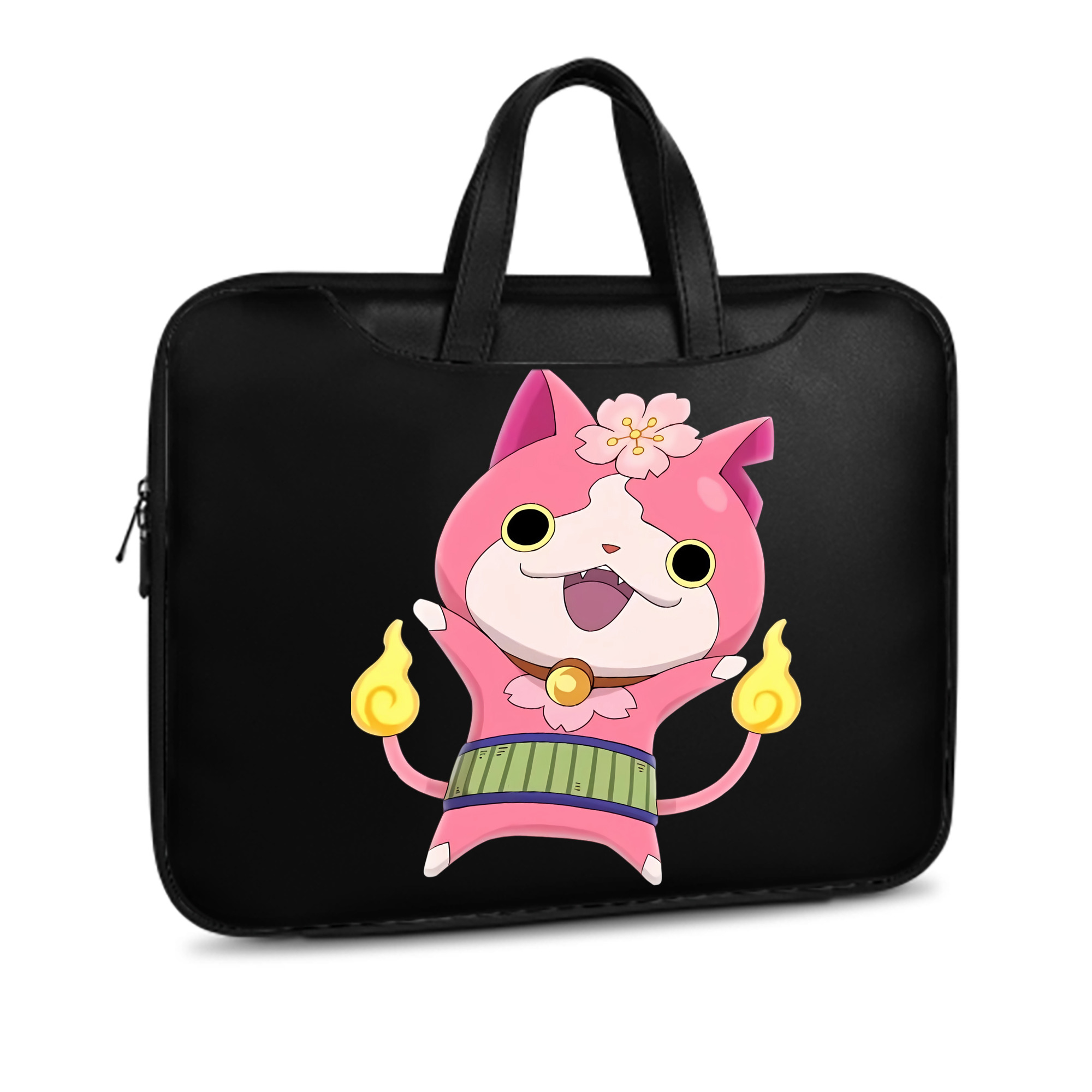 （画像用） 妖怪ウォッチ Yo-kai Watch レザーラップトップバッグ　ノートパソコンケース