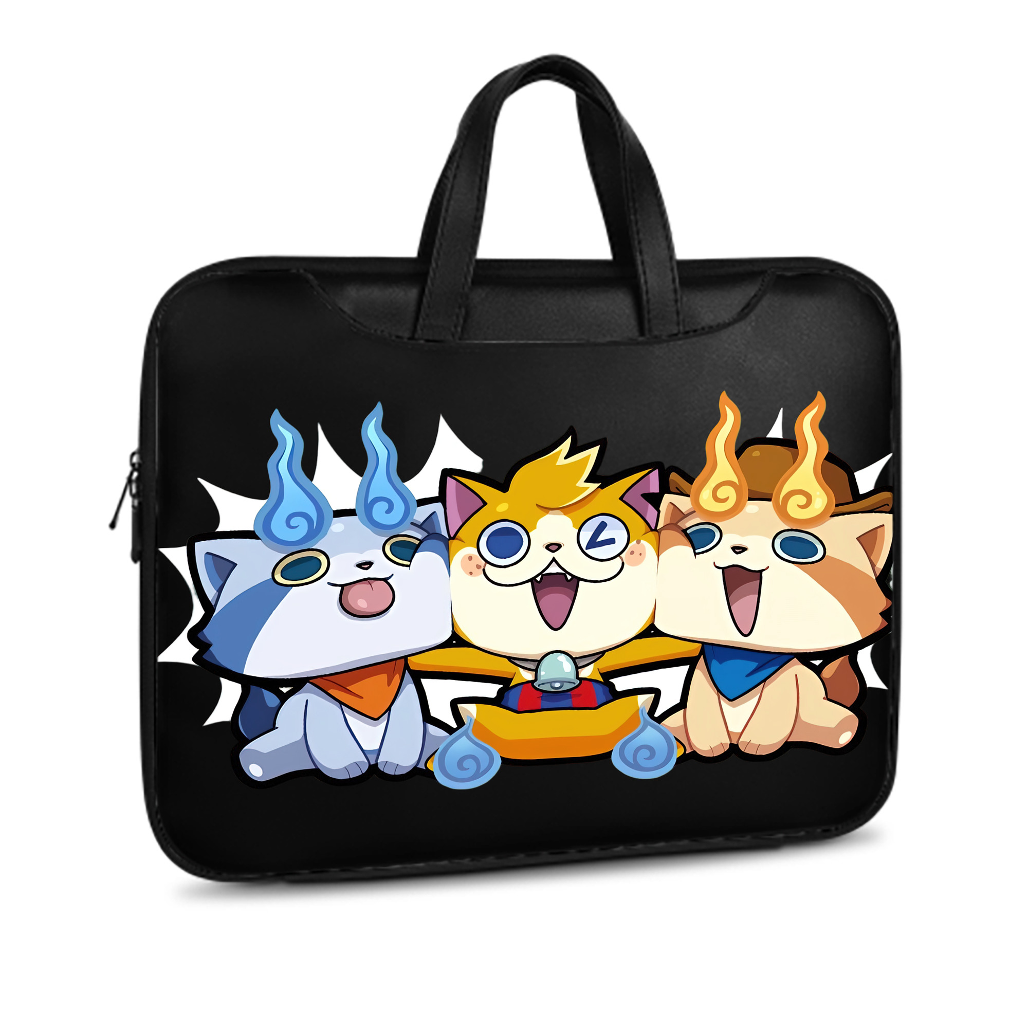（画像用） 妖怪ウォッチ Yo-kai Watch レザーラップトップバッグ　ノートパソコンケース