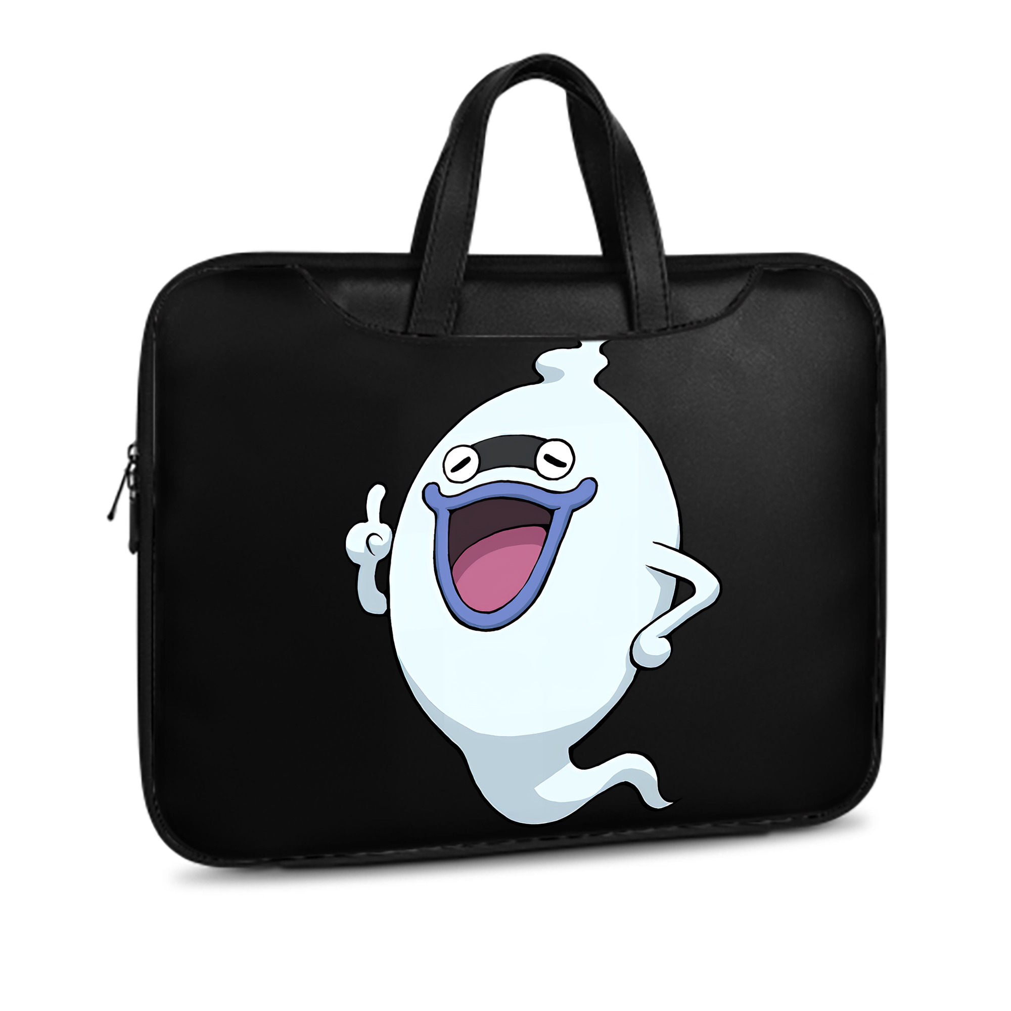 （画像用） 妖怪ウォッチ Yo-kai Watch レザーラップトップバッグ　ノートパソコンケース
