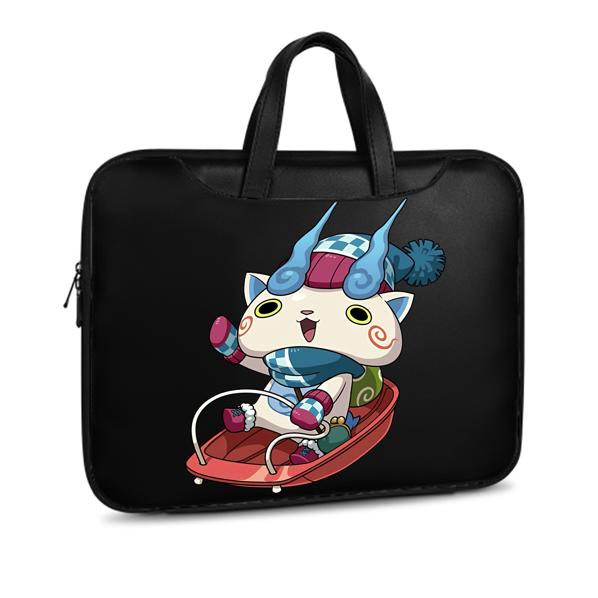 （画像用） 妖怪ウォッチ Yo-kai Watch レザーラップトップバッグ　ノートパソコンケース