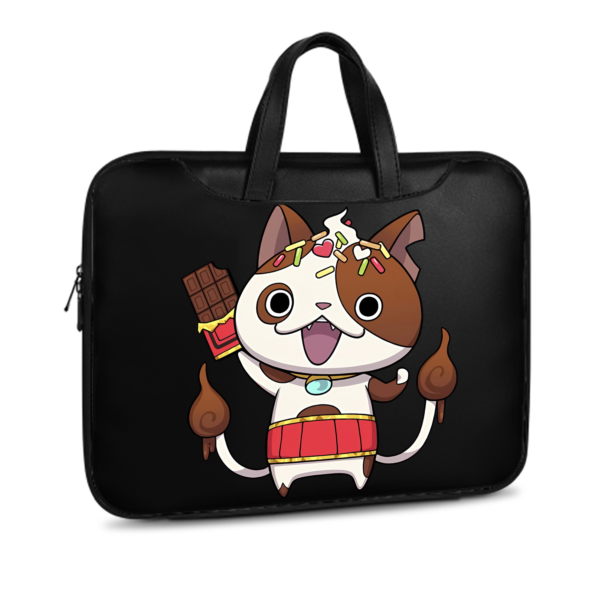 （画像用） 妖怪ウォッチ Yo-kai Watch レザーラップトップバッグ　ノートパソコンケース