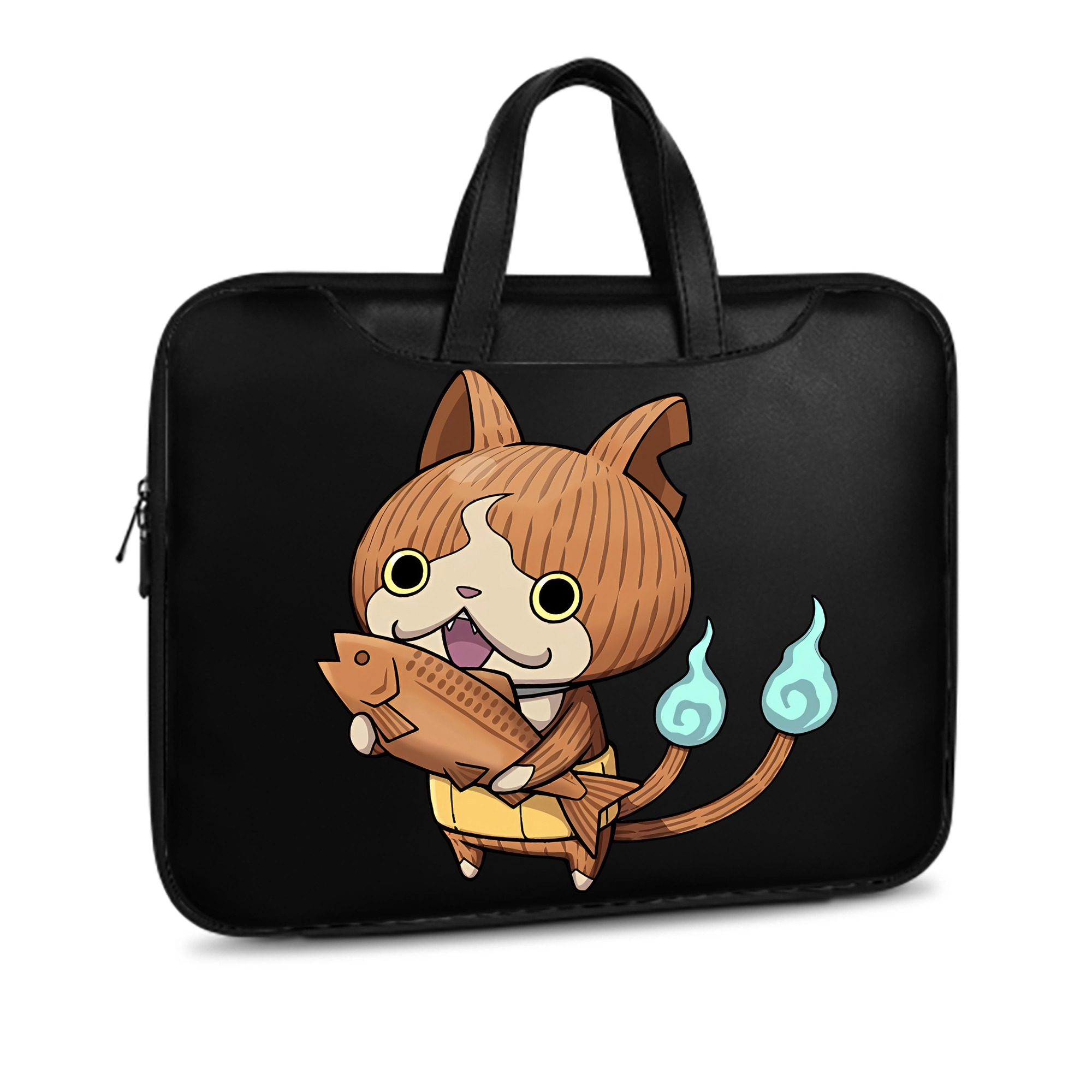 （画像用） 妖怪ウォッチ Yo-kai Watch レザーラップトップバッグ　ノートパソコンケース