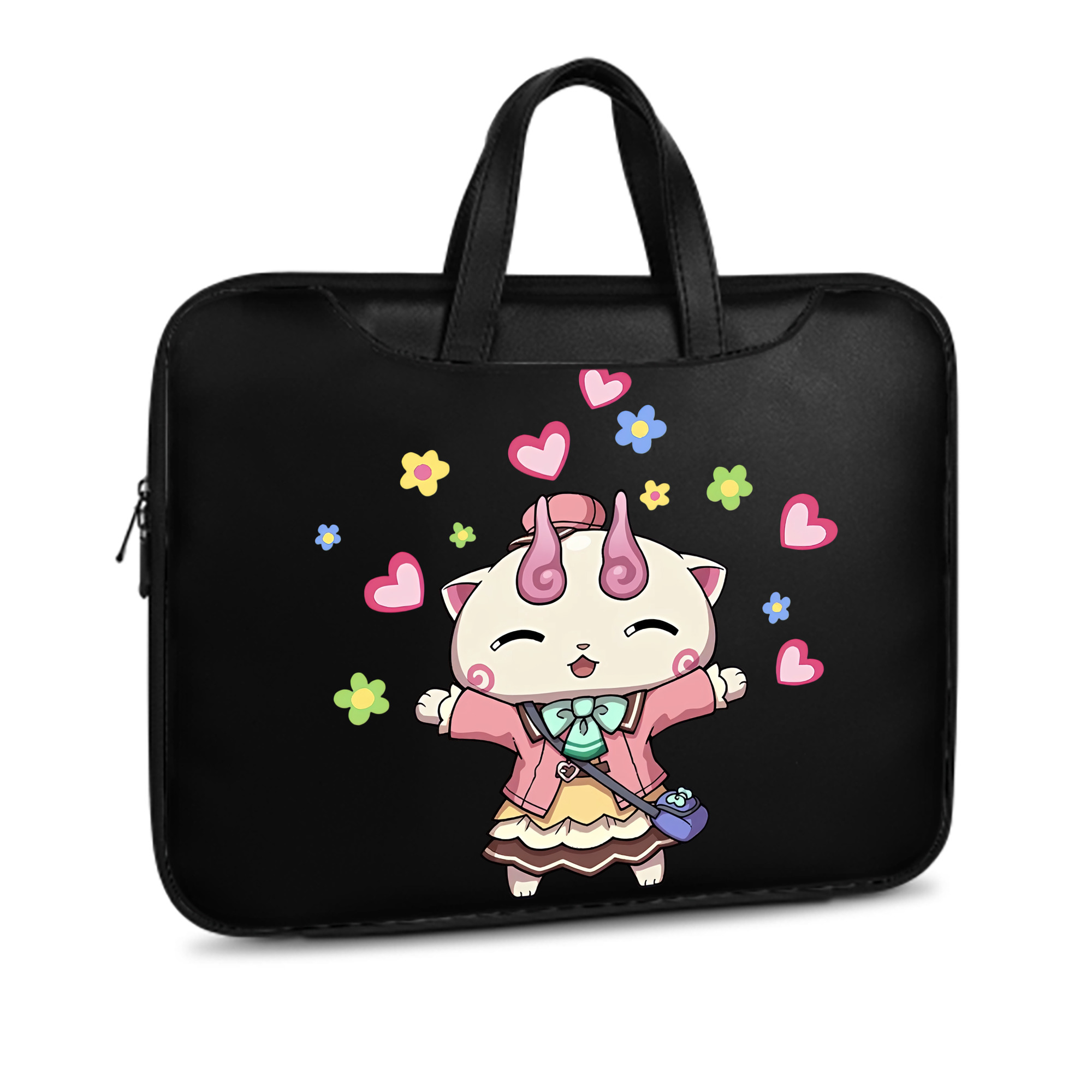 （画像用） 妖怪ウォッチ Yo-kai Watch レザーラップトップバッグ　ノートパソコンケース
