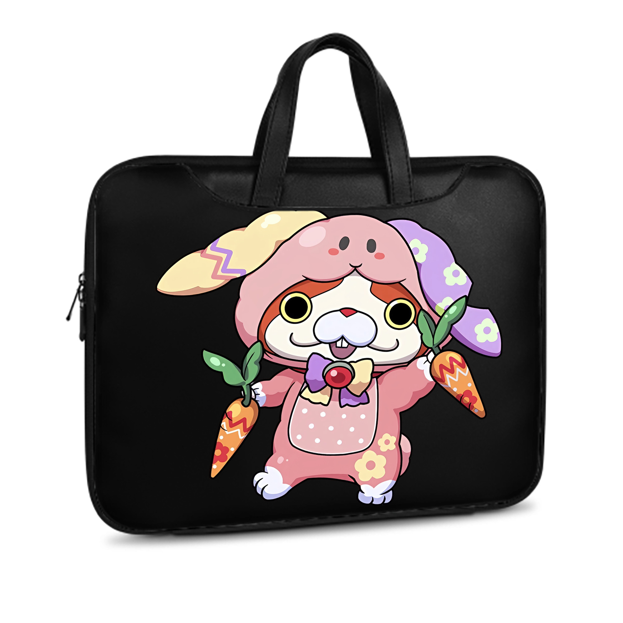 （画像用） 妖怪ウォッチ Yo-kai Watch レザーラップトップバッグ　ノートパソコンケース