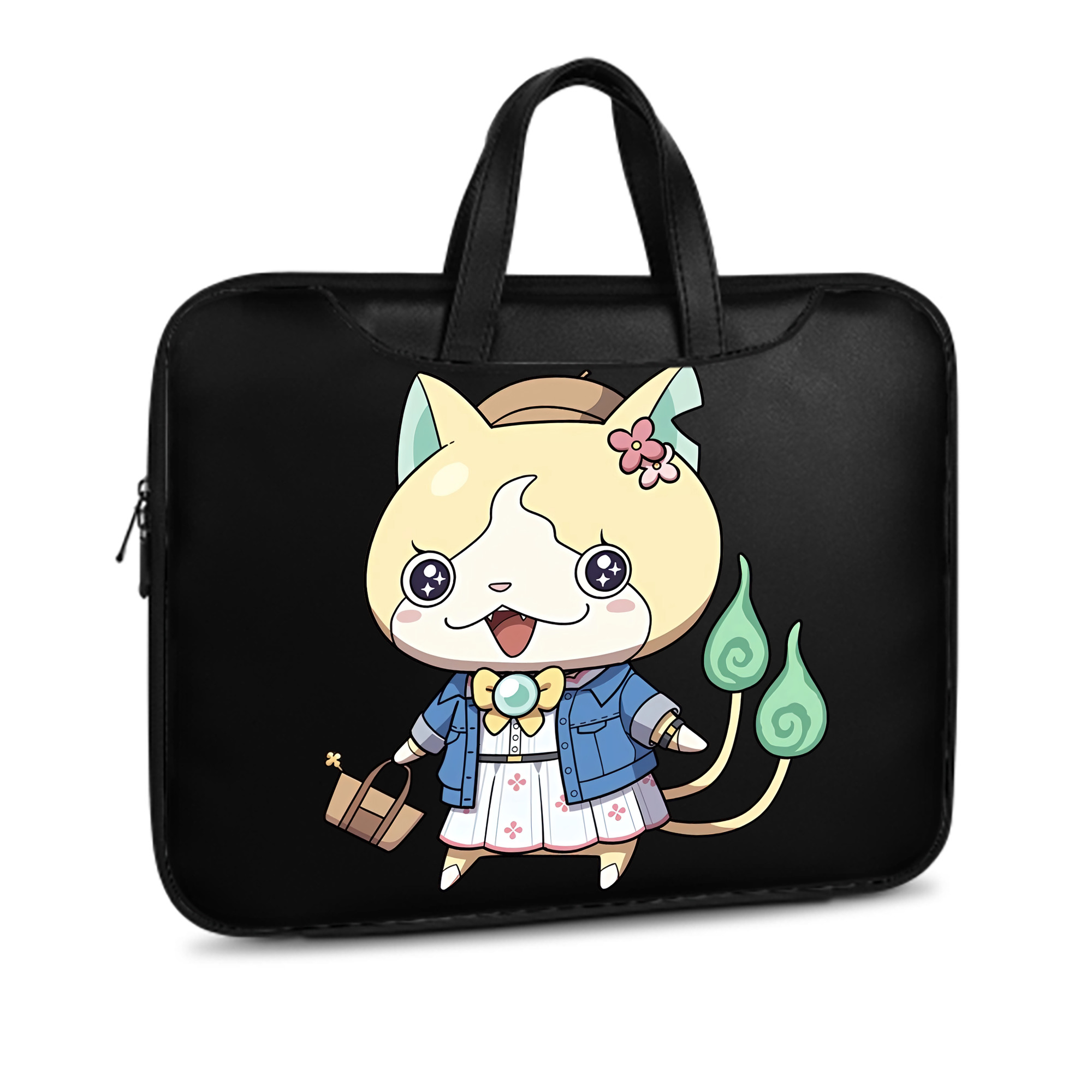 （画像用） 妖怪ウォッチ Yo-kai Watch レザーラップトップバッグ　ノートパソコンケース
