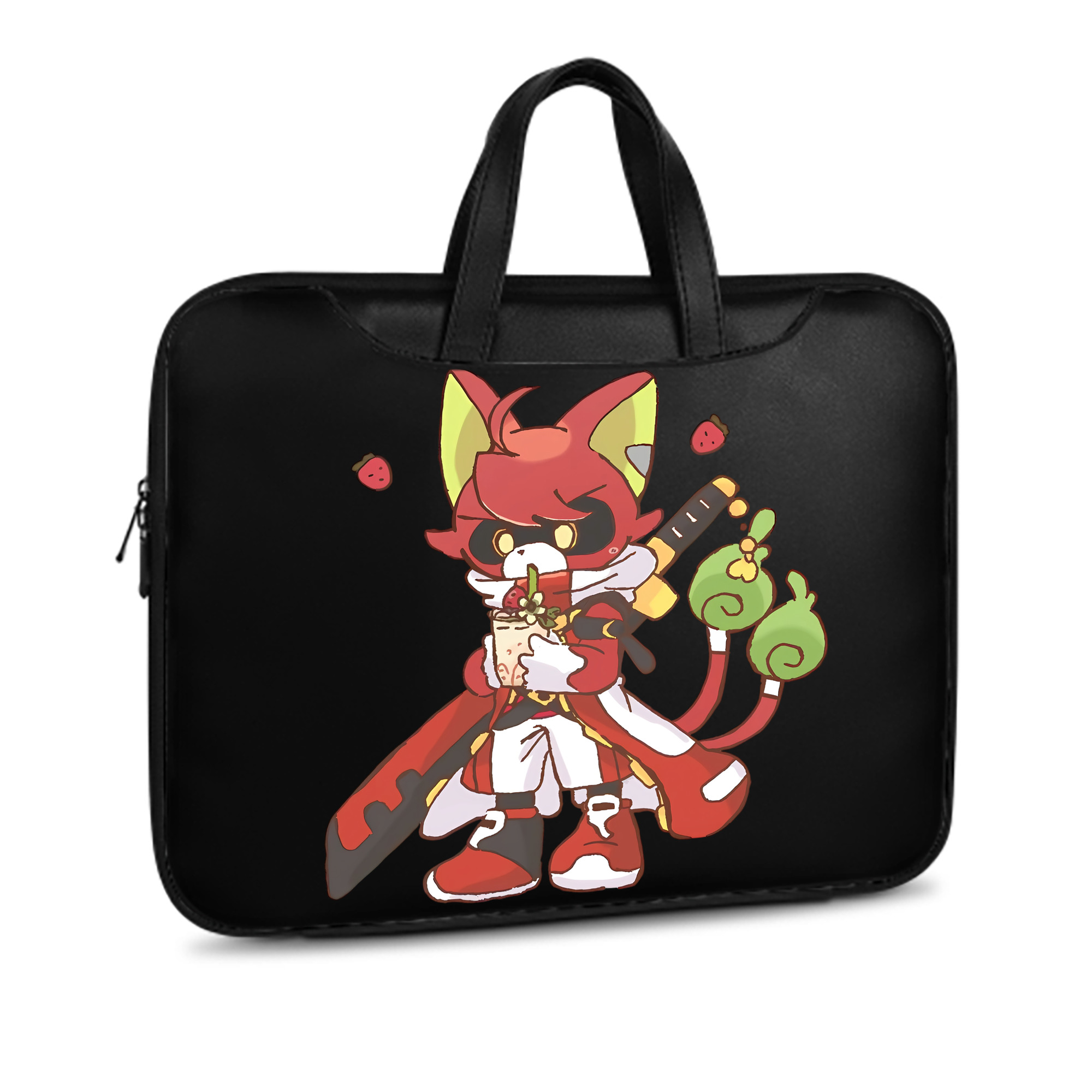（画像用） 妖怪ウォッチ Yo-kai Watch レザーラップトップバッグ　ノートパソコンケース