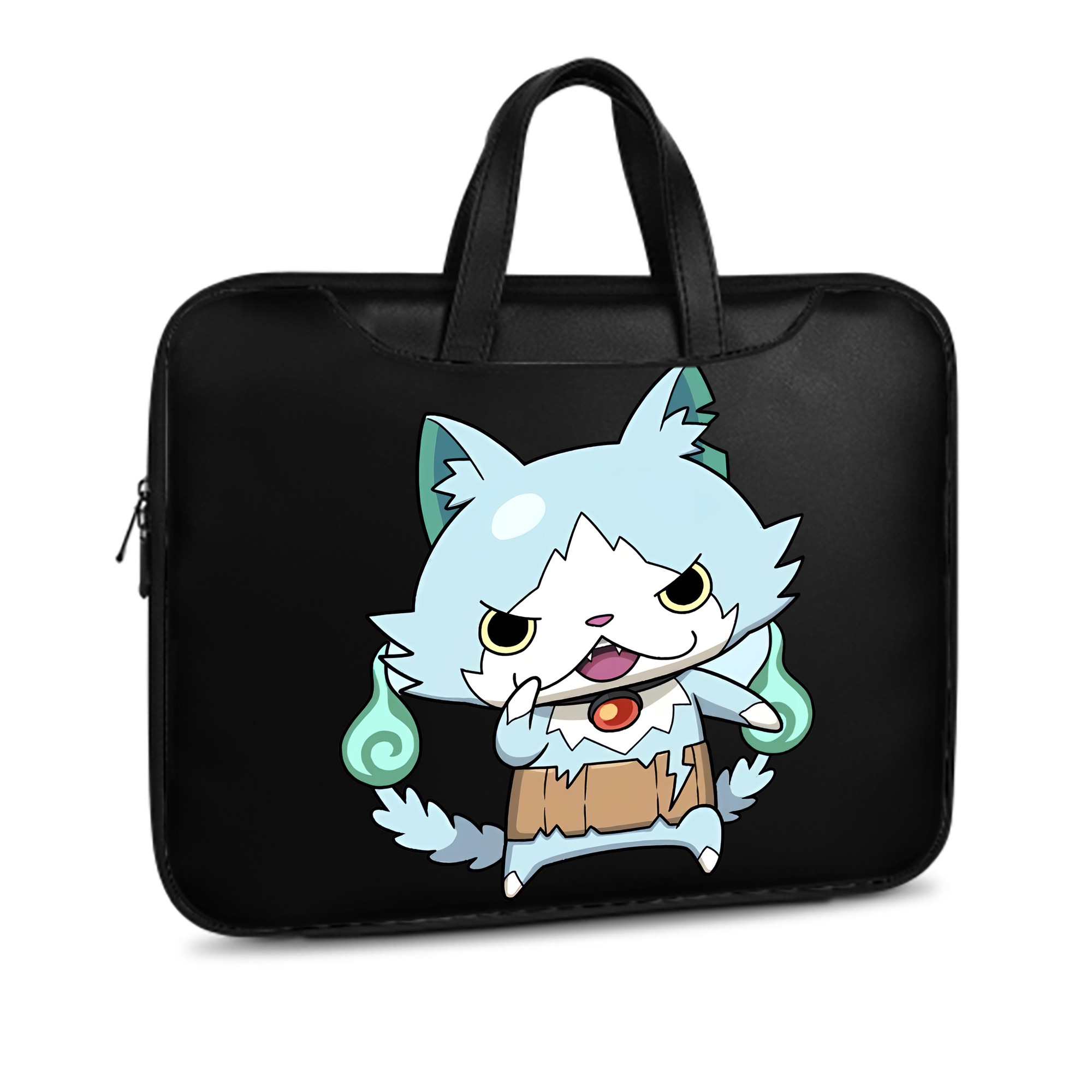 （画像用） 妖怪ウォッチ Yo-kai Watch レザーラップトップバッグ　ノートパソコンケース