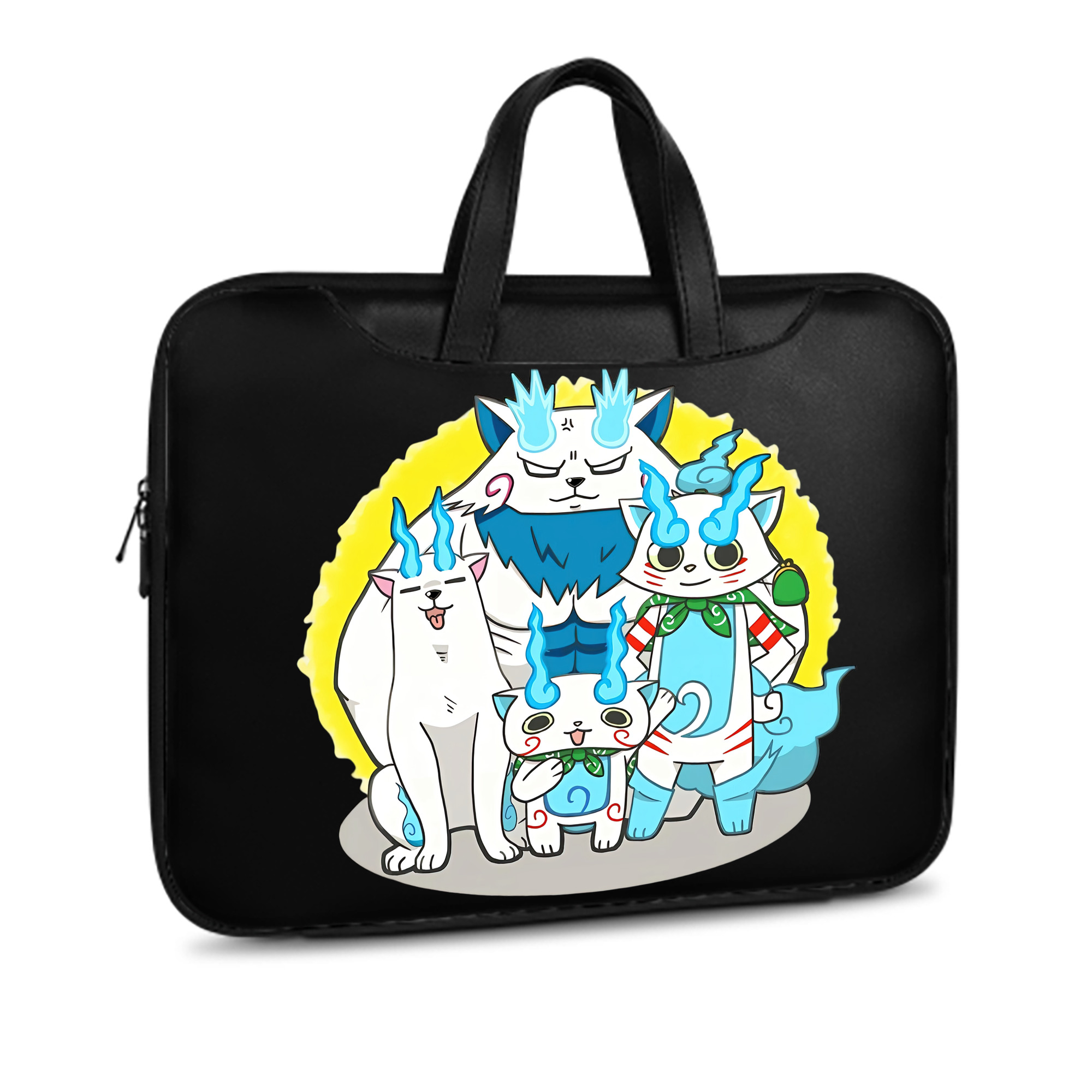 （画像用） 妖怪ウォッチ Yo-kai Watch レザーラップトップバッグ　ノートパソコンケース