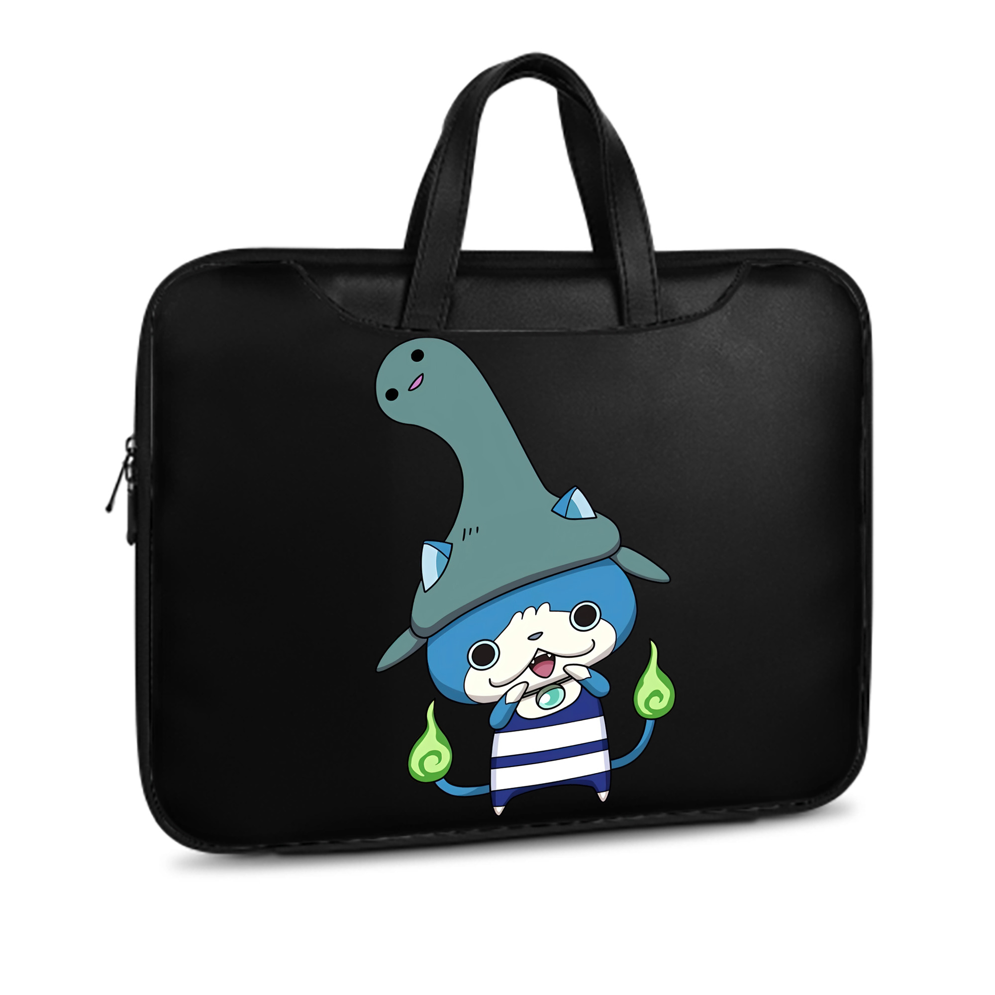 （画像用） 妖怪ウォッチ Yo-kai Watch レザーラップトップバッグ　ノートパソコンケース