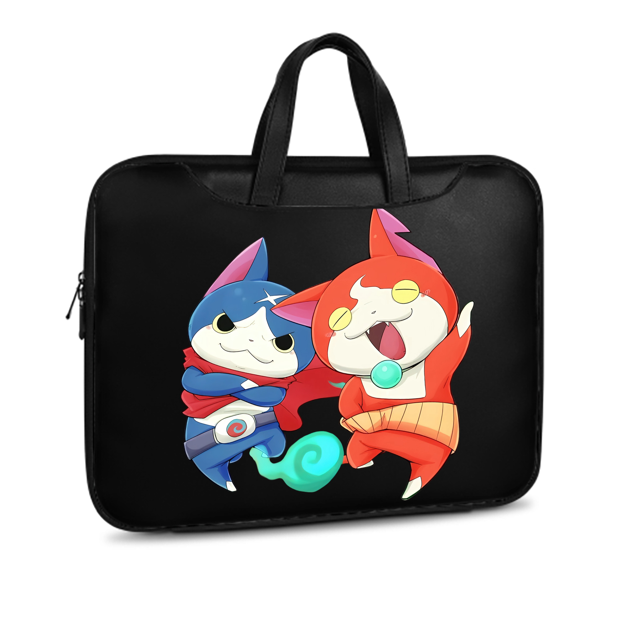 （画像用） 妖怪ウォッチ Yo-kai Watch レザーラップトップバッグ　ノートパソコンケース