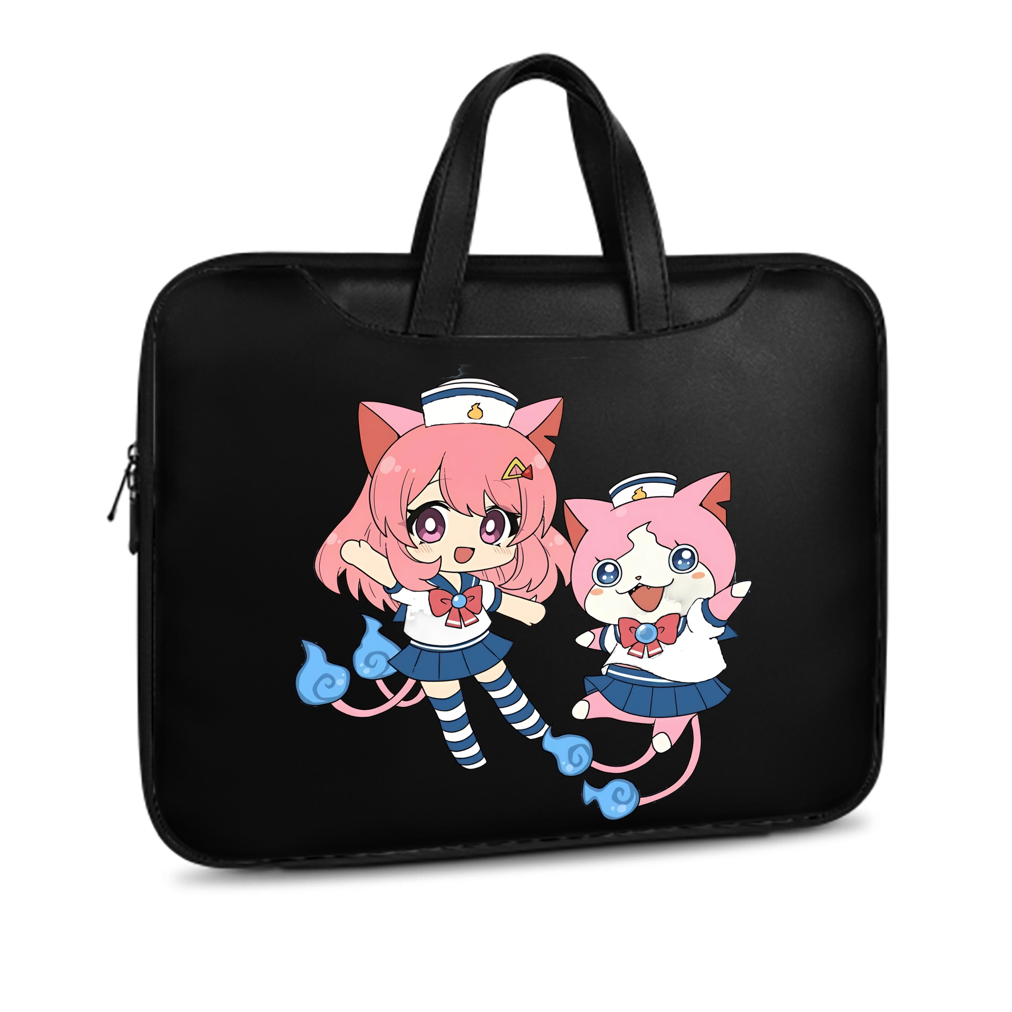 （画像用） 妖怪ウォッチ Yo-kai Watch レザーラップトップバッグ　ノートパソコンケース