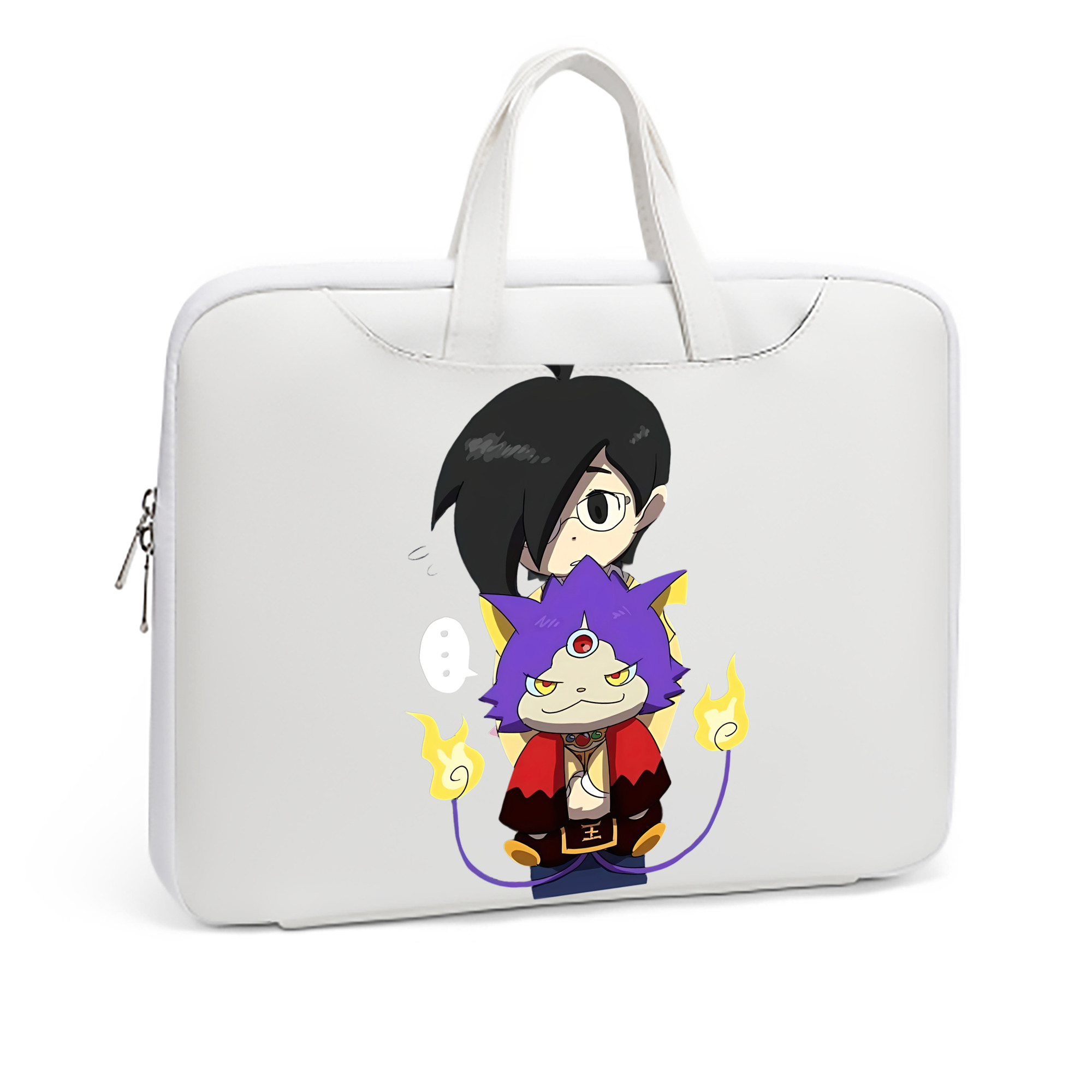 （画像用） 妖怪ウォッチ Yo-kai Watch レザーラップトップバッグ　ノートパソコンケース