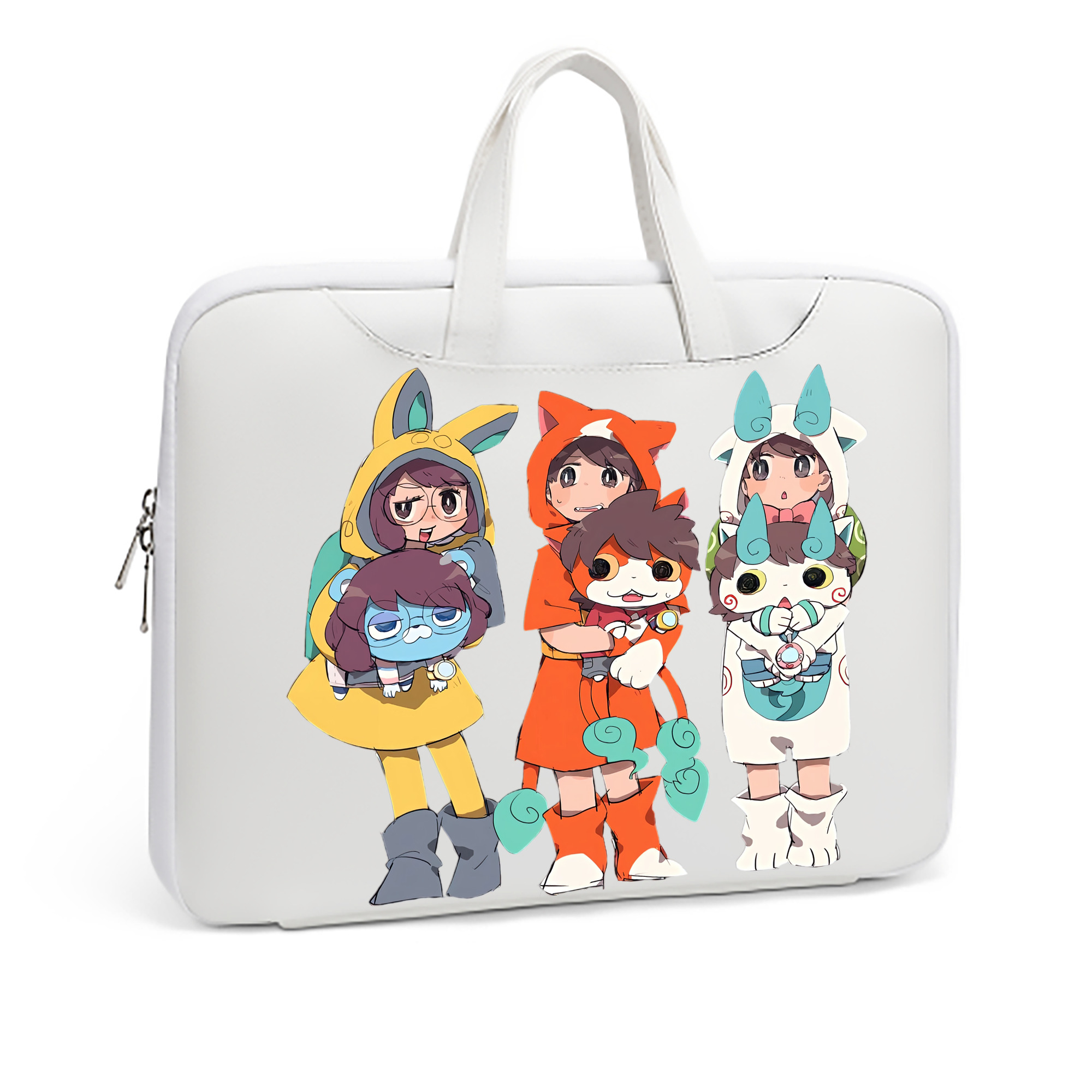 （画像用） 妖怪ウォッチ Yo-kai Watch レザーラップトップバッグ　ノートパソコンケース