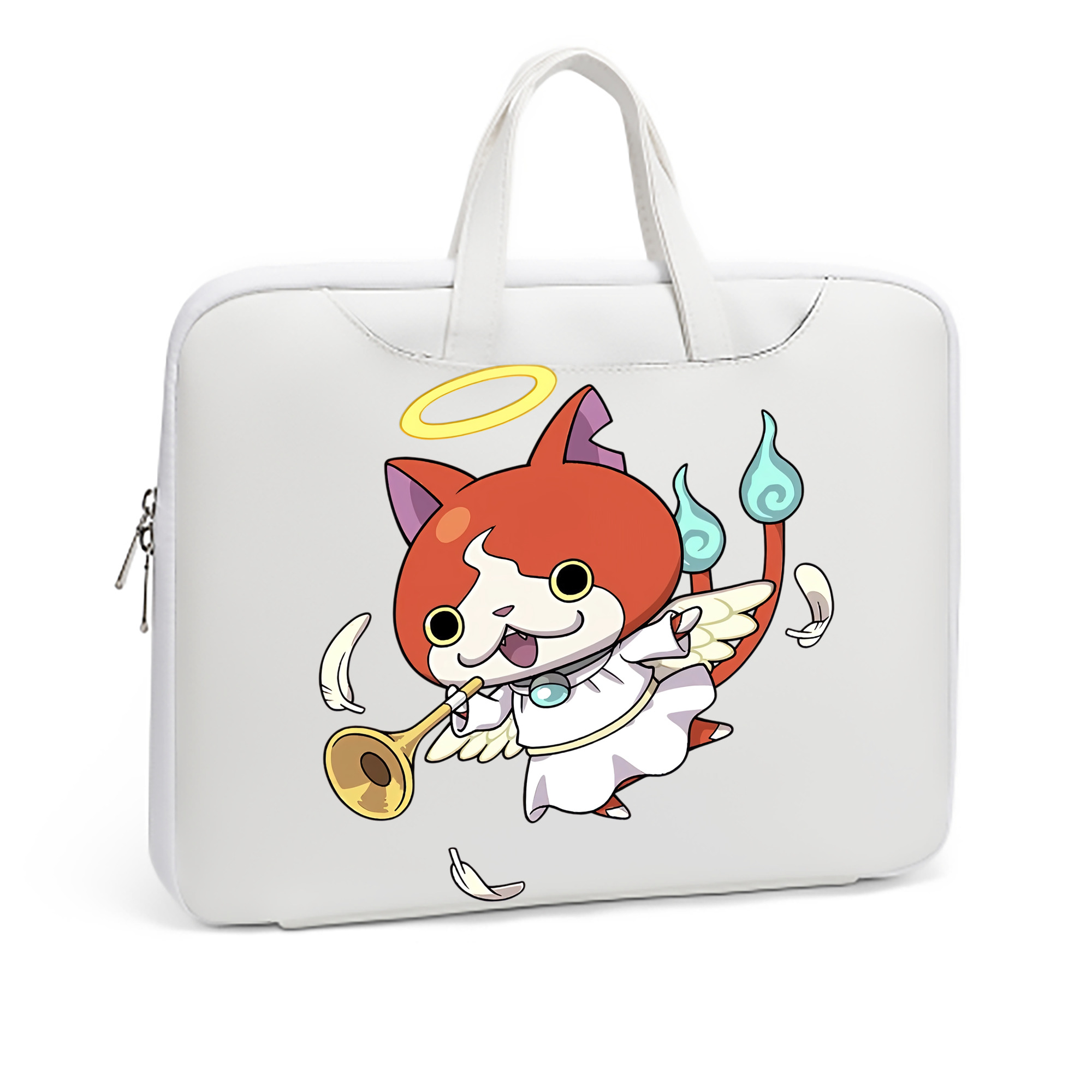 （画像用） 妖怪ウォッチ Yo-kai Watch レザーラップトップバッグ　ノートパソコンケース