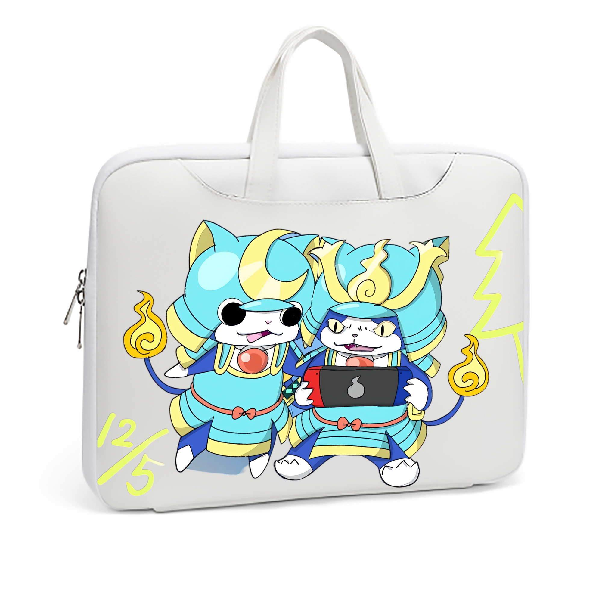 （画像用） 妖怪ウォッチ Yo-kai Watch レザーラップトップバッグ　ノートパソコンケース