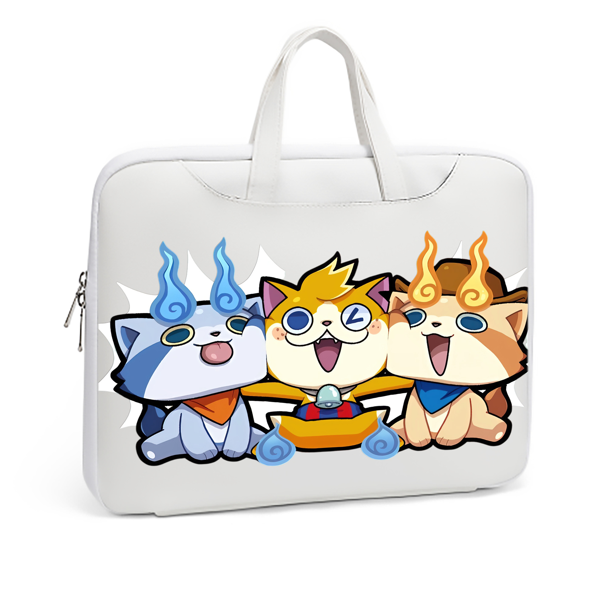（画像用） 妖怪ウォッチ Yo-kai Watch レザーラップトップバッグ　ノートパソコンケース