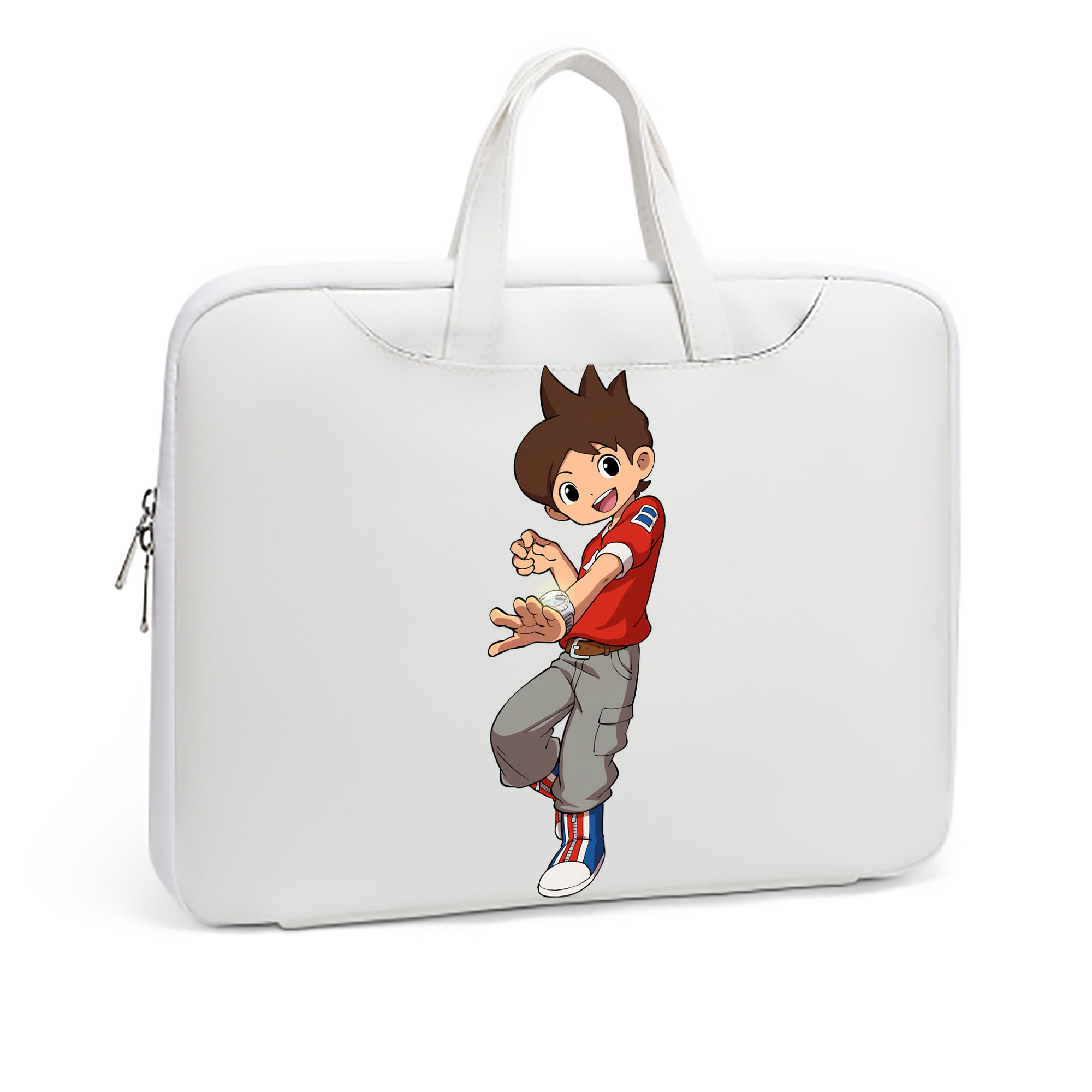 （画像用） 妖怪ウォッチ Yo-kai Watch レザーラップトップバッグ　ノートパソコンケース