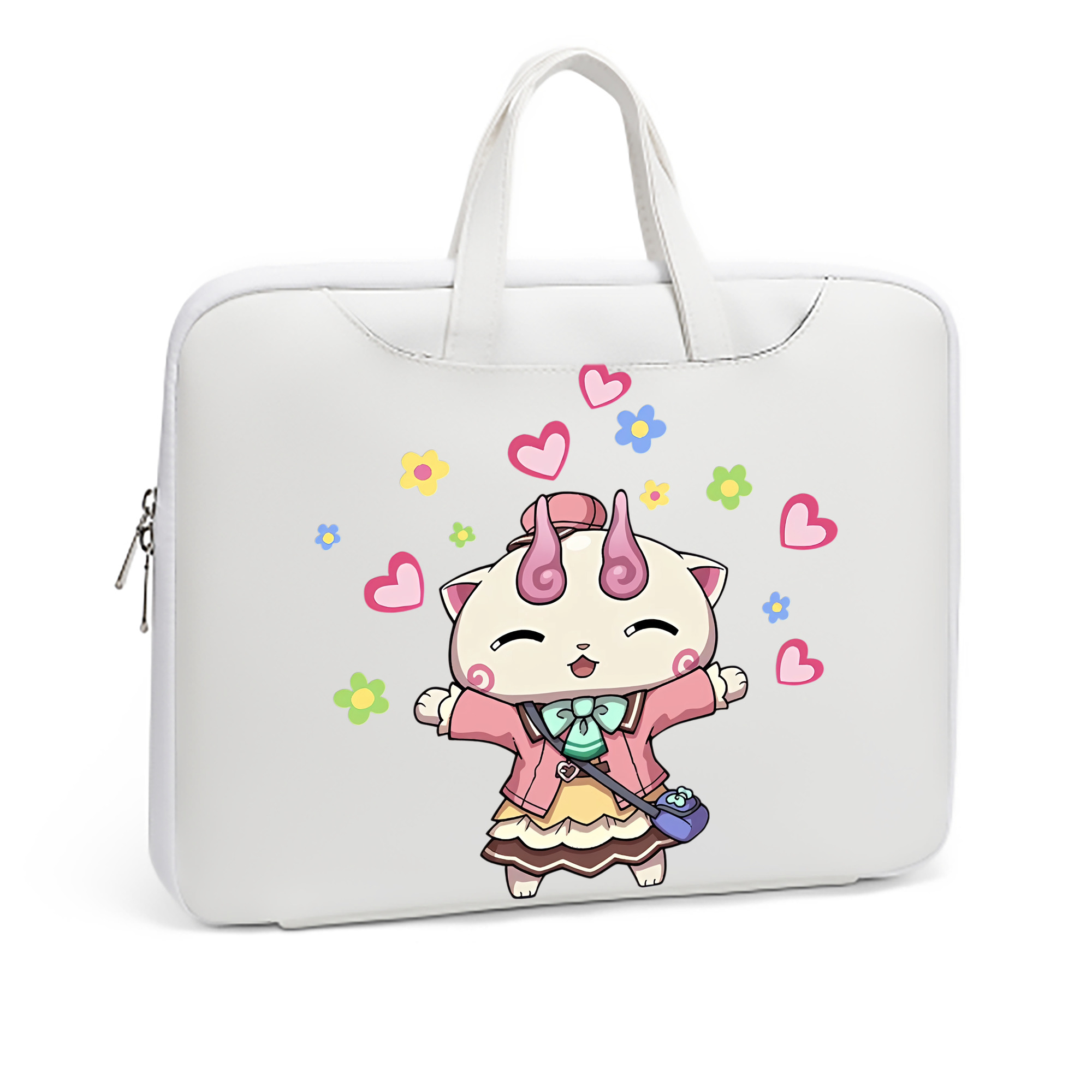 （画像用） 妖怪ウォッチ Yo-kai Watch レザーラップトップバッグ　ノートパソコンケース