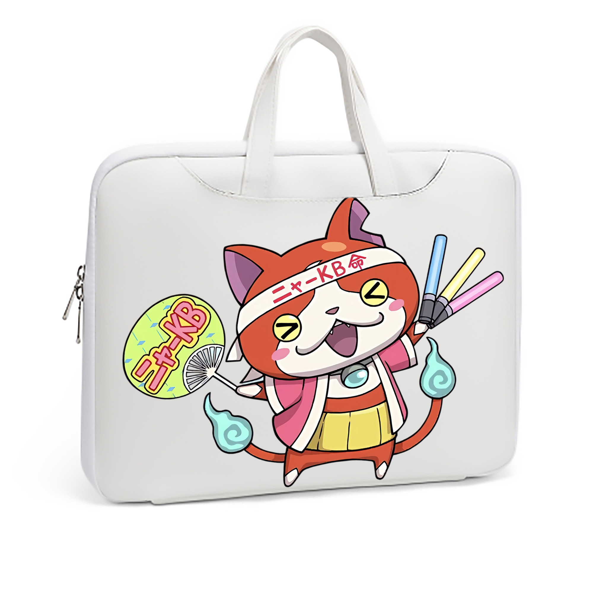 （画像用） 妖怪ウォッチ Yo-kai Watch レザーラップトップバッグ　ノートパソコンケース