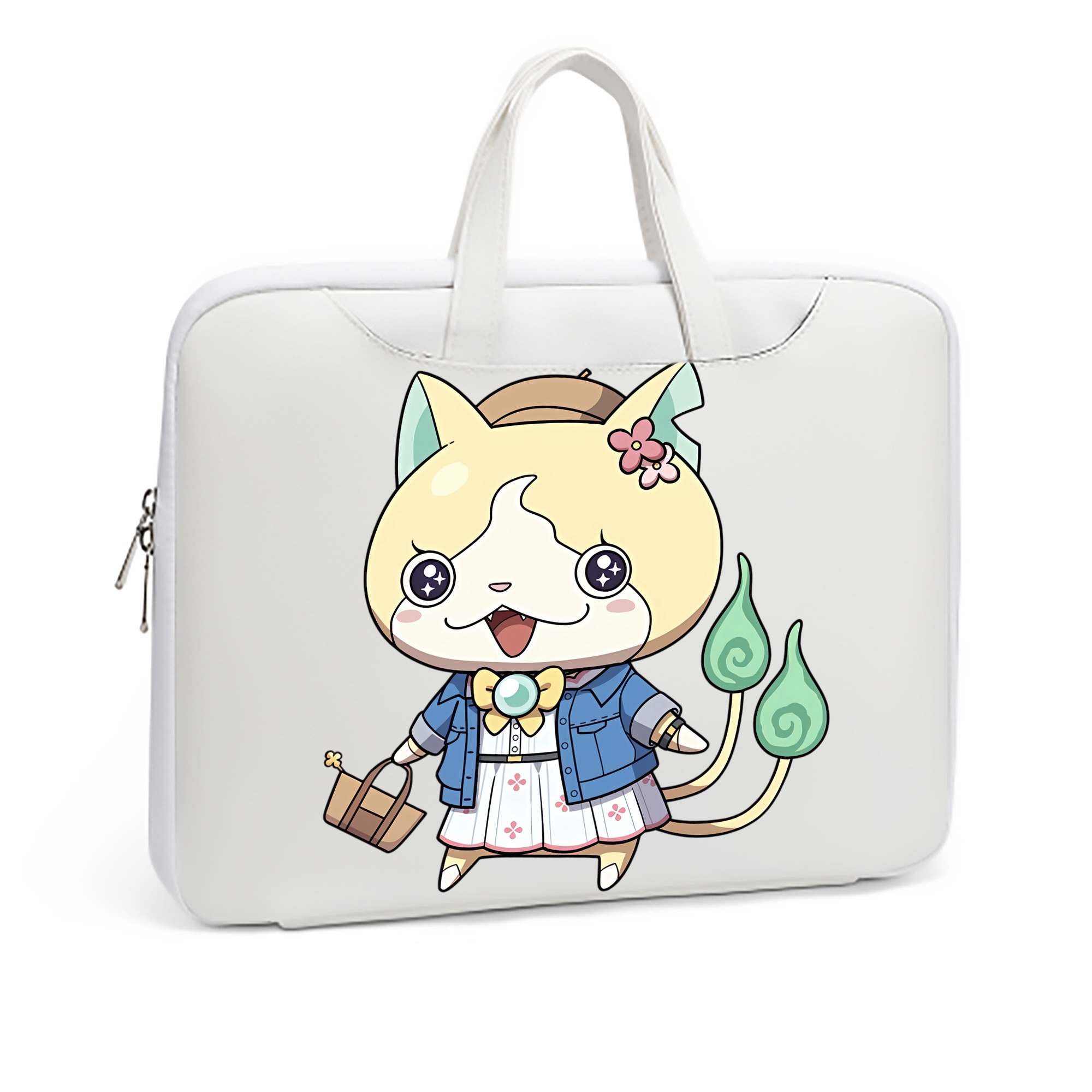 （画像用） 妖怪ウォッチ Yo-kai Watch レザーラップトップバッグ　ノートパソコンケース