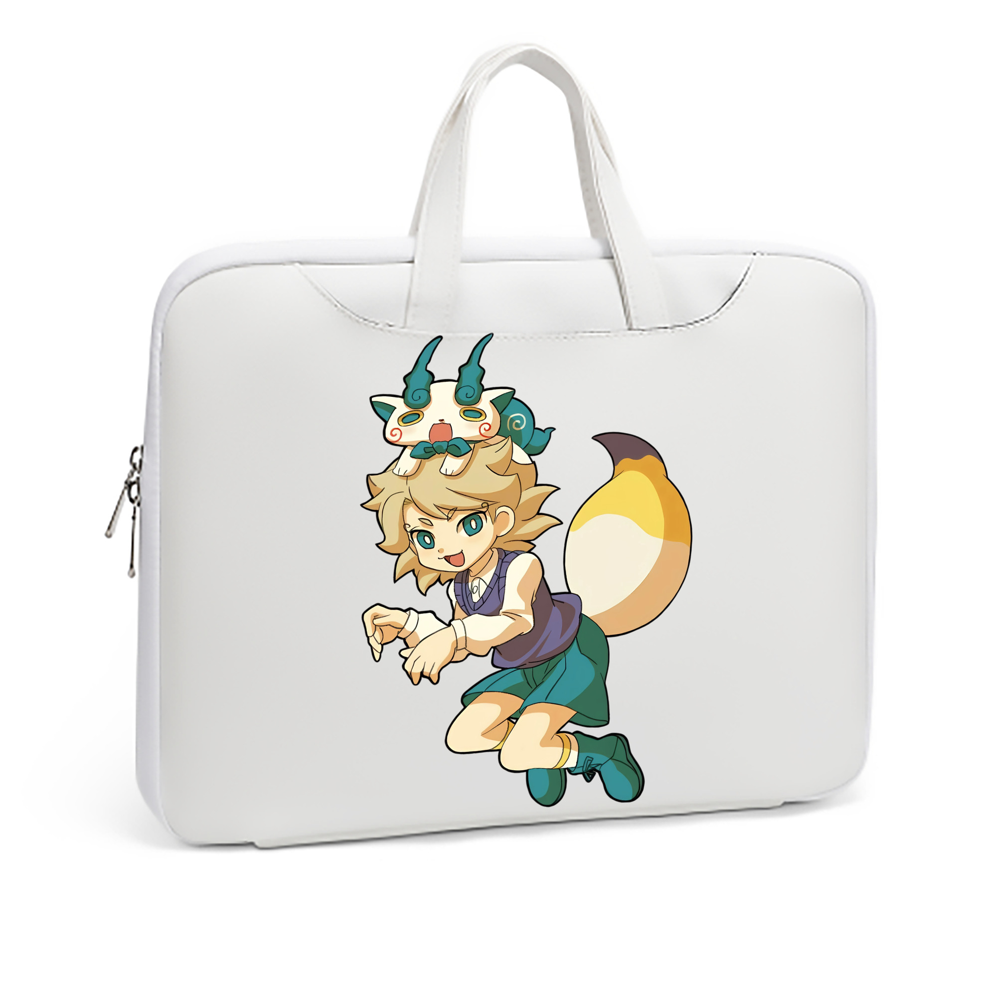 （画像用） 妖怪ウォッチ Yo-kai Watch レザーラップトップバッグ　ノートパソコンケース