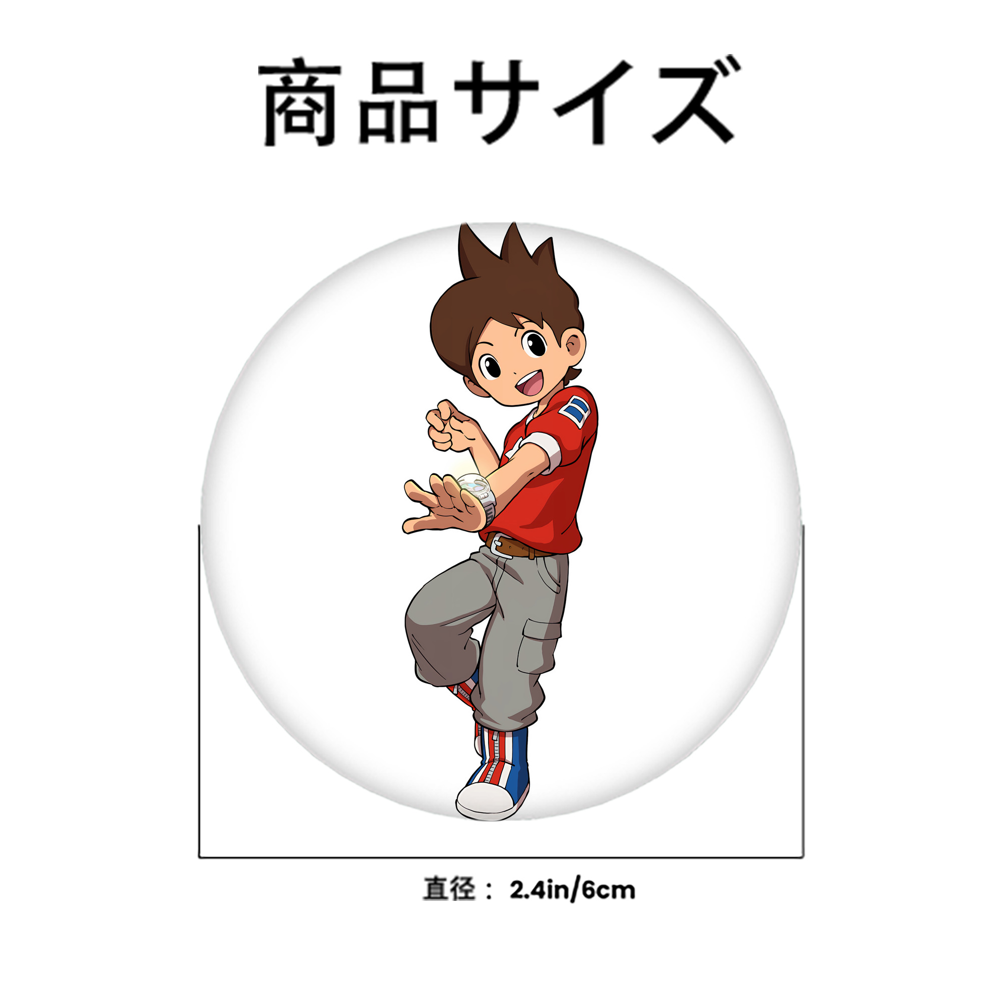 妖怪ウォッチ Yo-kai Watch 6cm 缶バッジ 複数セット