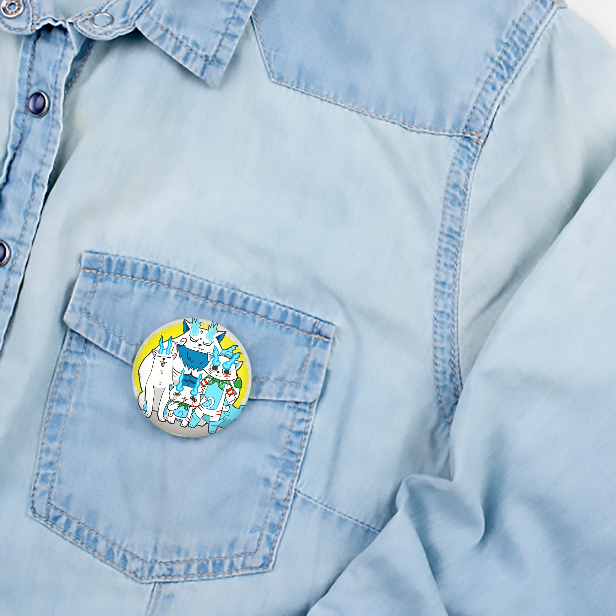 妖怪ウォッチ Yo-kai Watch 6cm 缶バッジ 複数セット