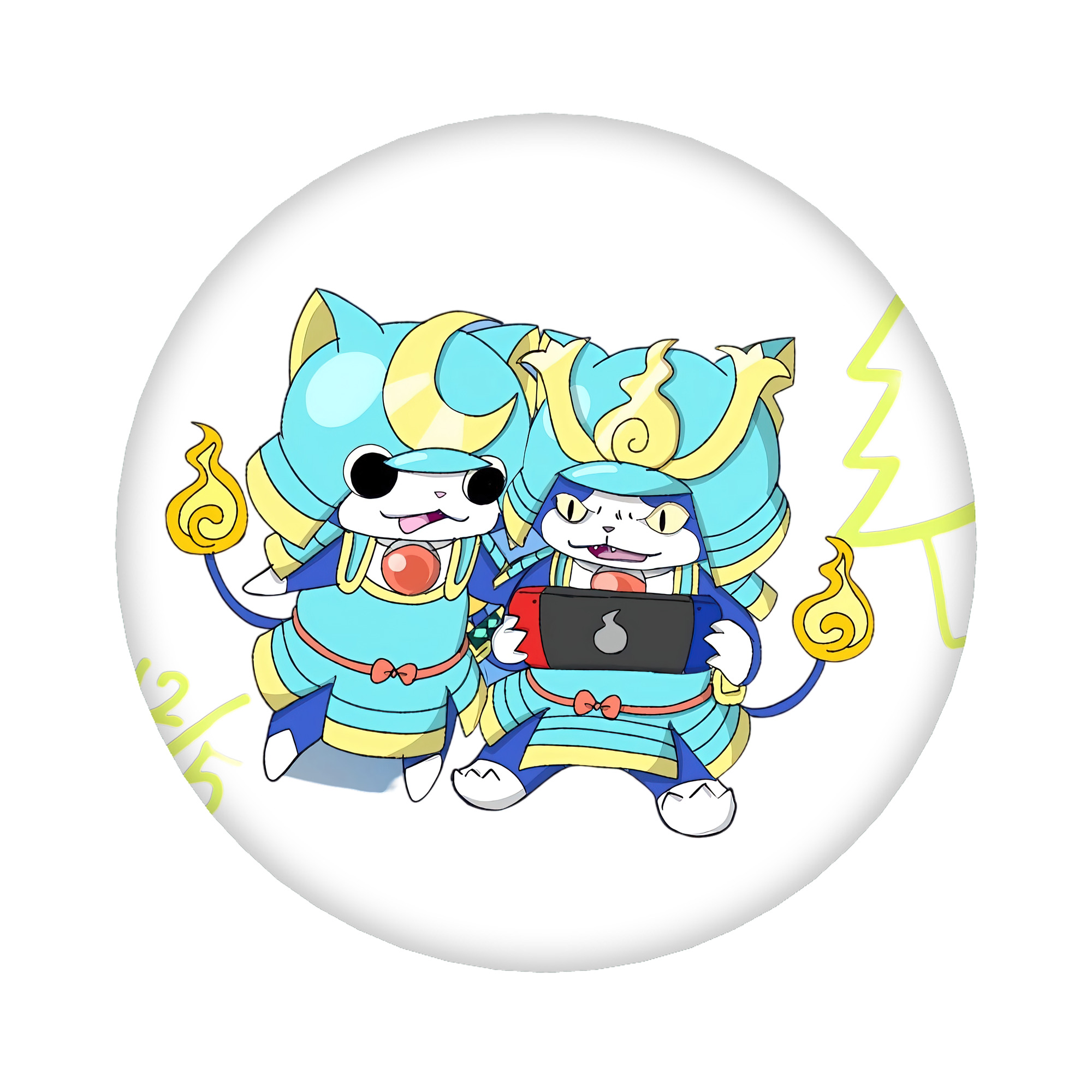 （画像用） 妖怪ウォッチ Yo-kai Watch 6cm 缶バッジ 複数セット