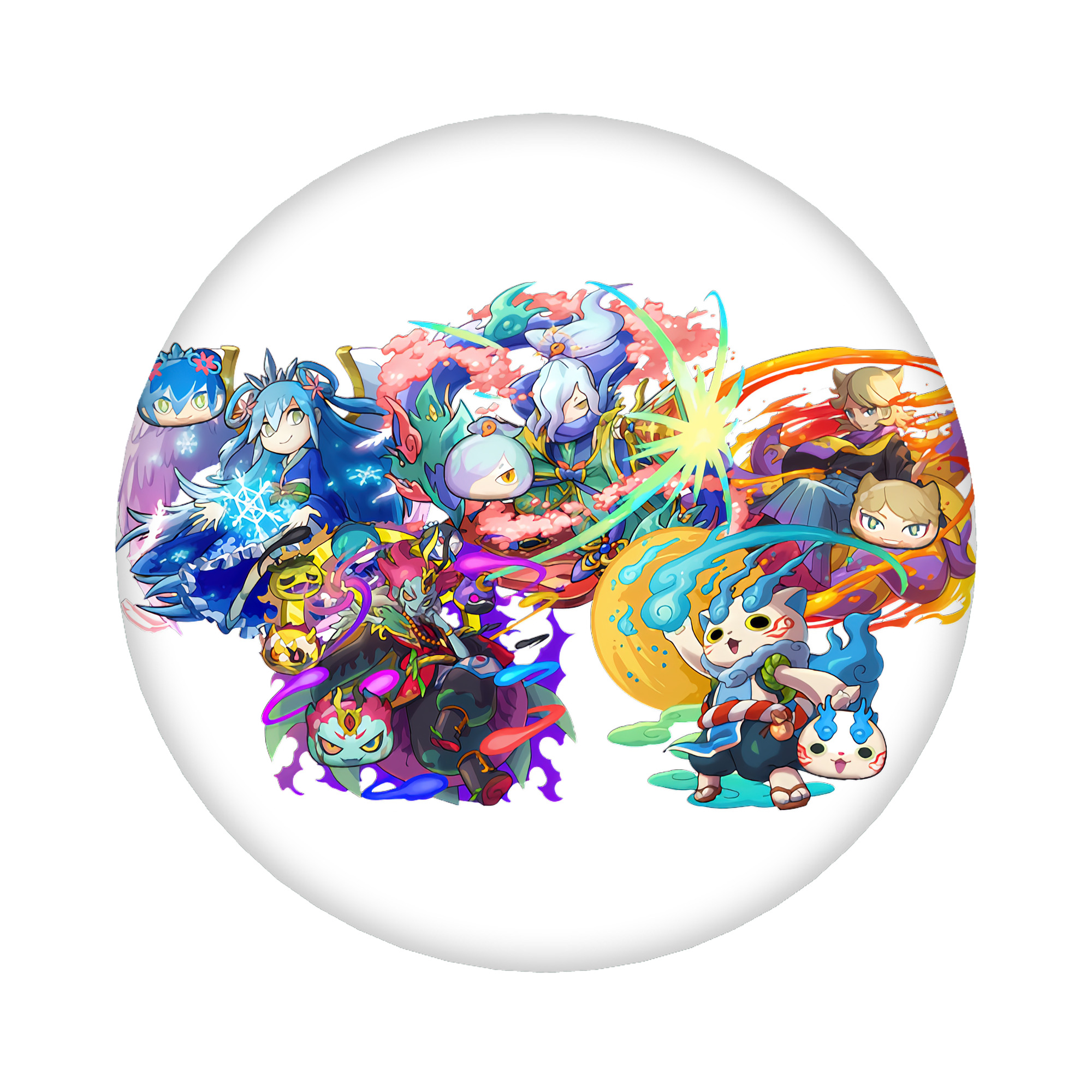 （画像用） 妖怪ウォッチ Yo-kai Watch 6cm 缶バッジ 複数セット